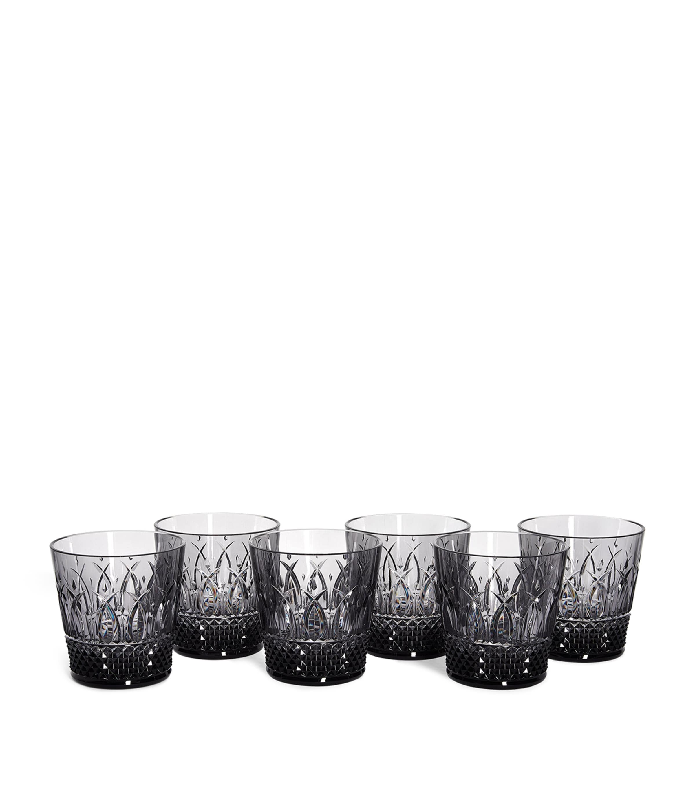 Shop Mario Luca Giusti Set Of 6 Italia Tumblers In Grey