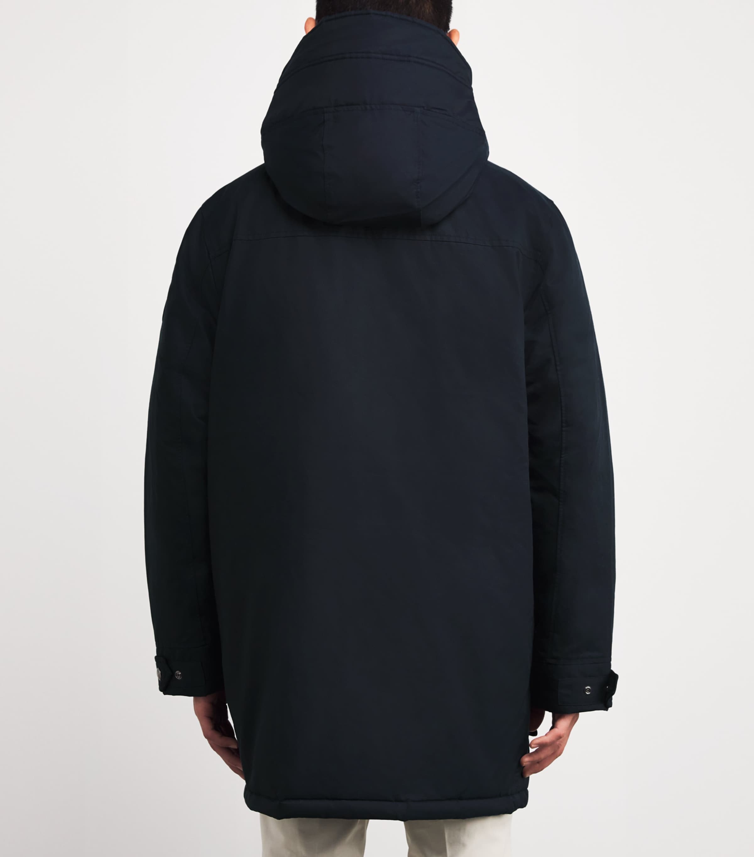 Down-Filled Lennox Parka Coat NAVY Image 4