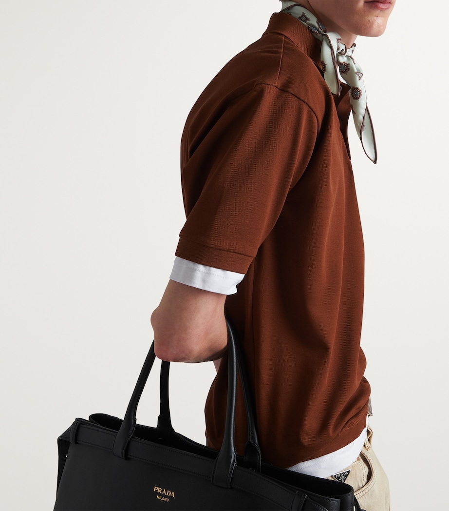 Cotton Layered Polo Shirt F0005 Image 4