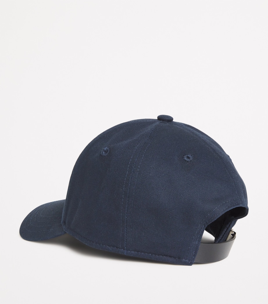 Cotton Logo Baseball Cap NAVY - 833 Image 3