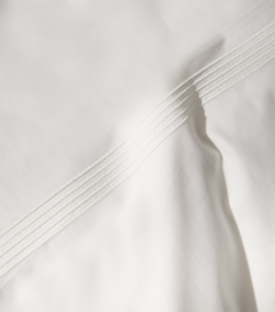 Barley King Fitted Sheet (150cm x 200cm) WHITE Image 8
