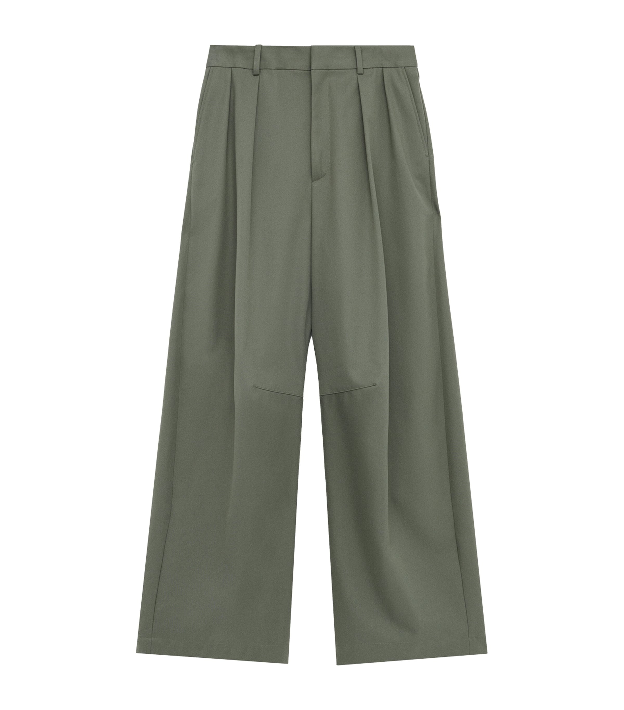 LOEWE Cotton-Blend Barrel Trousers | Harrods US