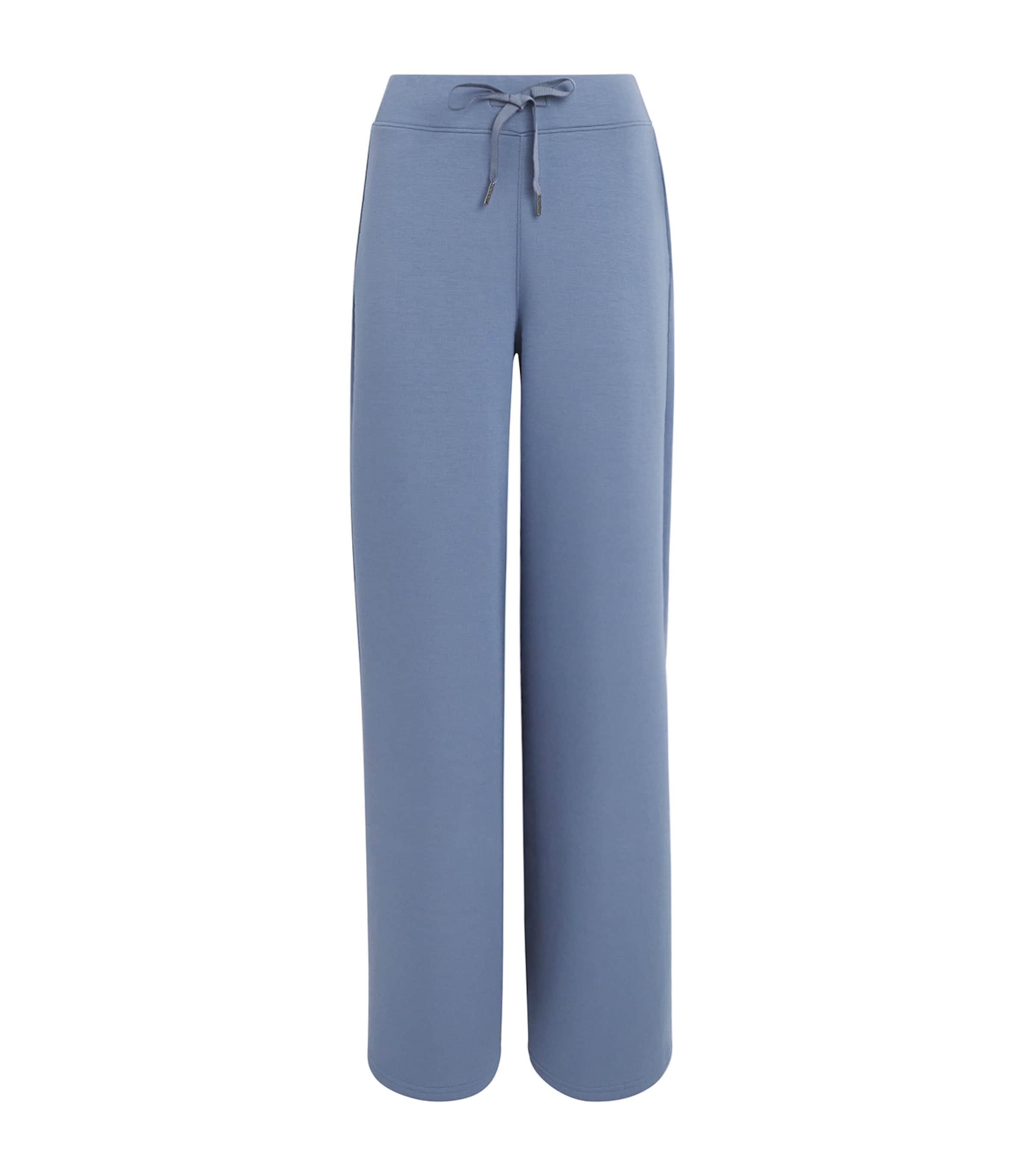 SPANX Womens SPANX AirEssentials Wide-Leg Sweatpants Rain Image 1