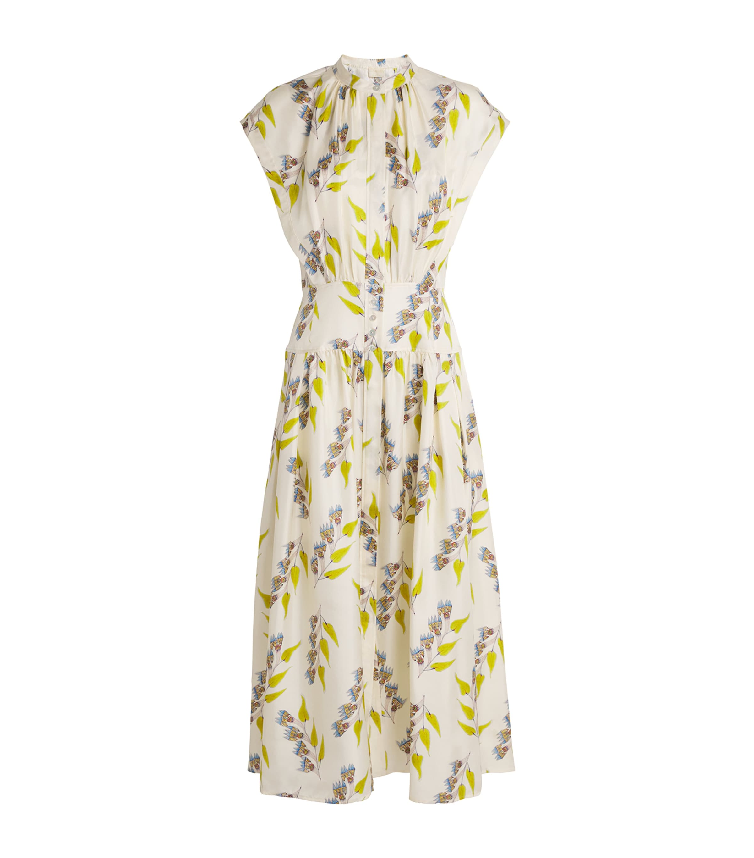 Silk Floral Lausanne Midi Dress INFINITE FLOWER Image 1