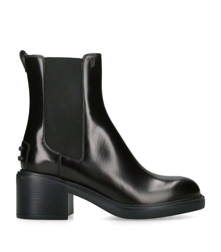 Patent Leather Ankle Boots 55 BLACK Image 1