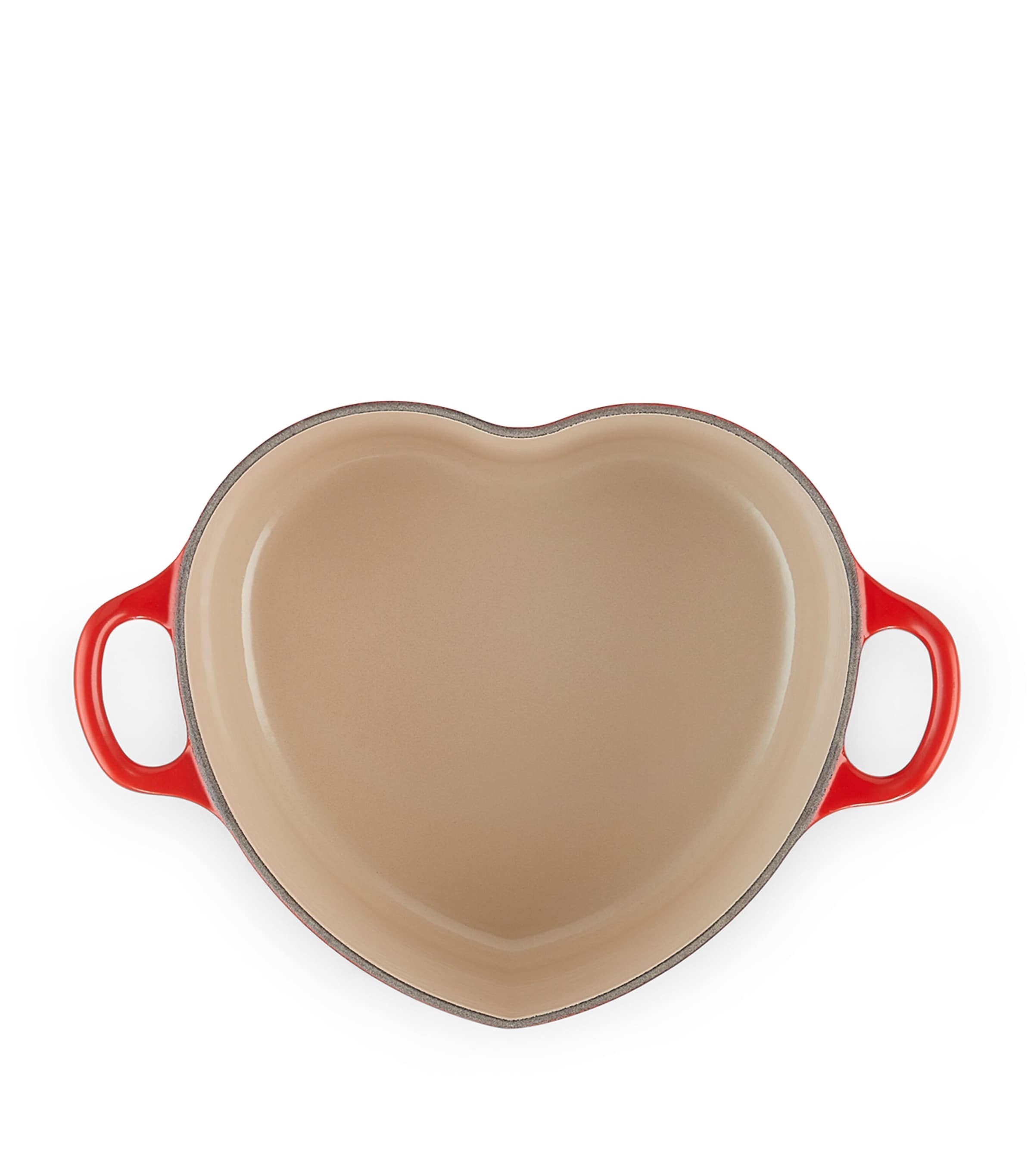 Cast Iron Heart Casserole Dish (20cm) CERISE Image 4