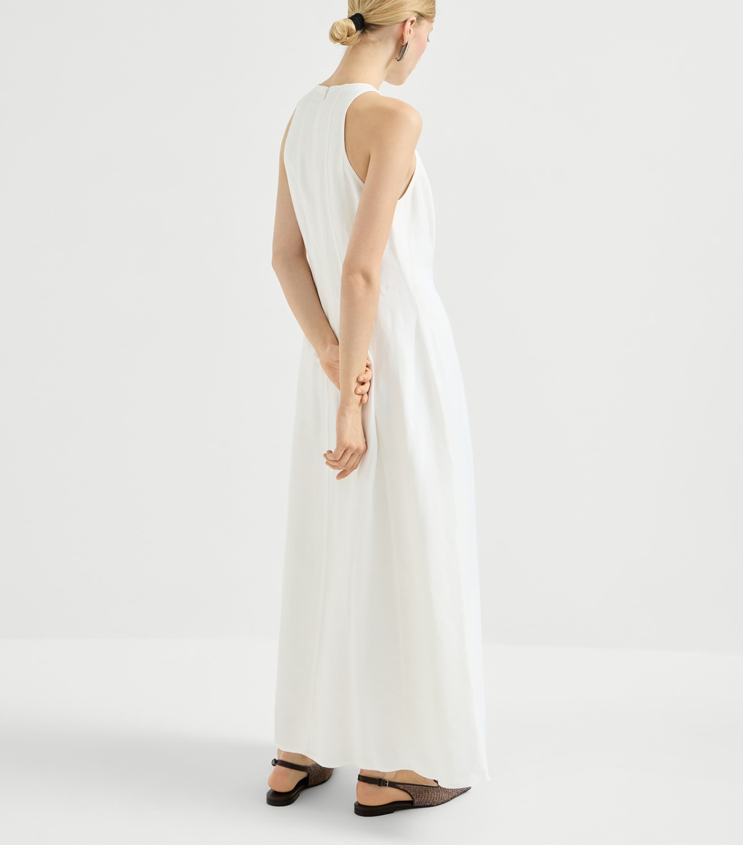 sachin and babi light blue dress Brunello Cucinelli Women's Blue Embellished Gown