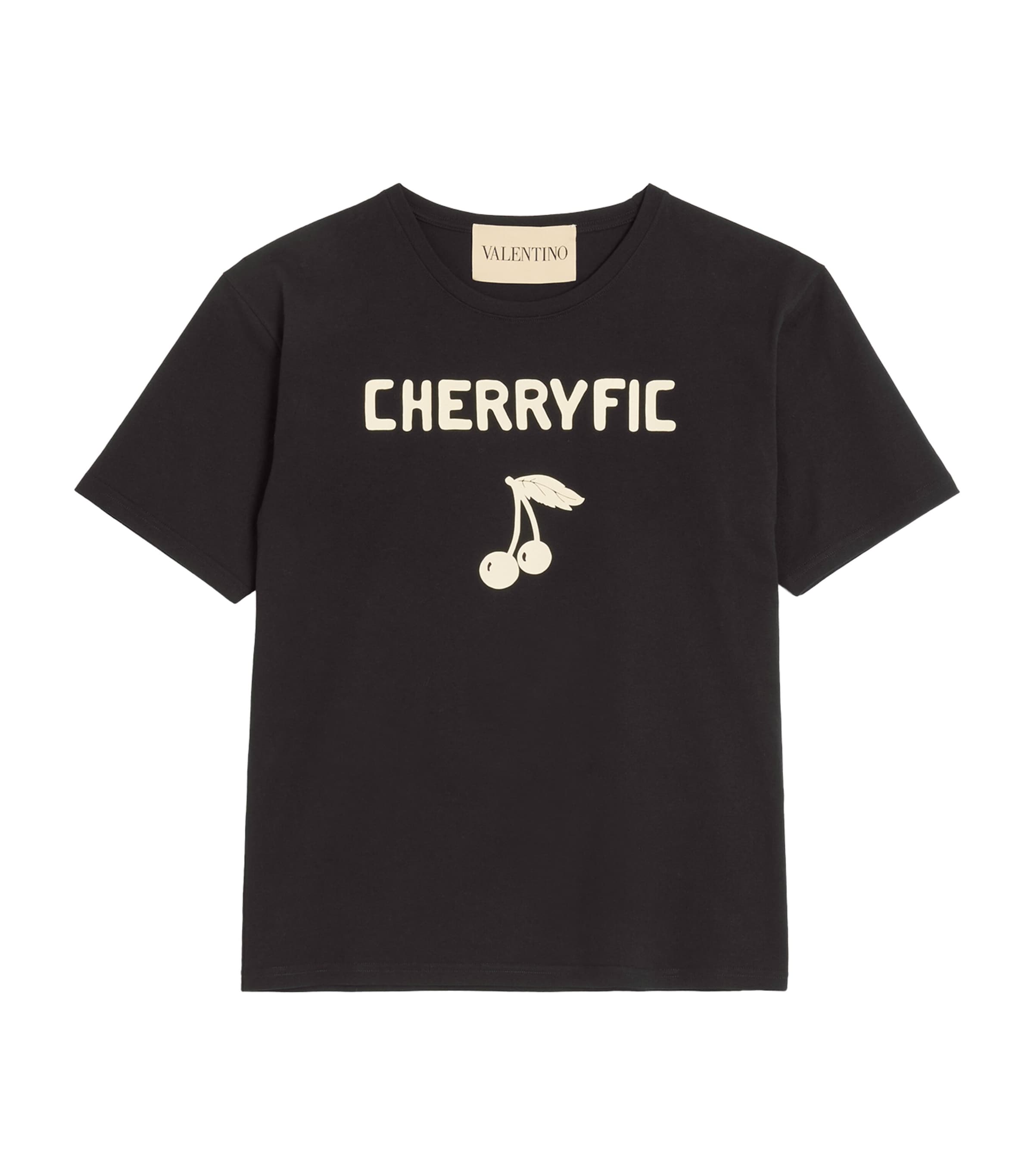 Valentino Cotton Printed Cherry T-Shirt | Men Clothing | T-Shirts | Printed T-Shirts | Designers | Valentino Garavani | Knitwear | Cardigans