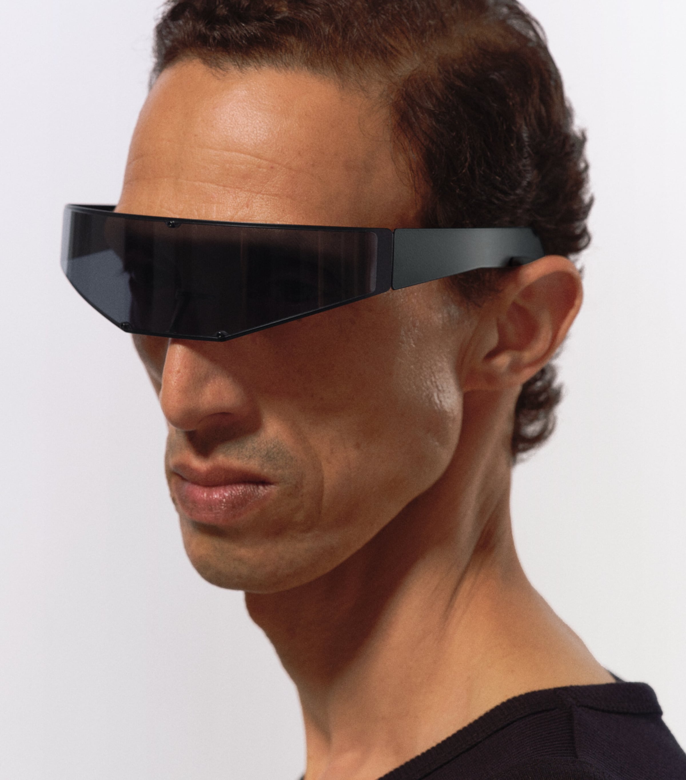 Rick Owens Stainless Steel Cyclops Sunglasses Image 2