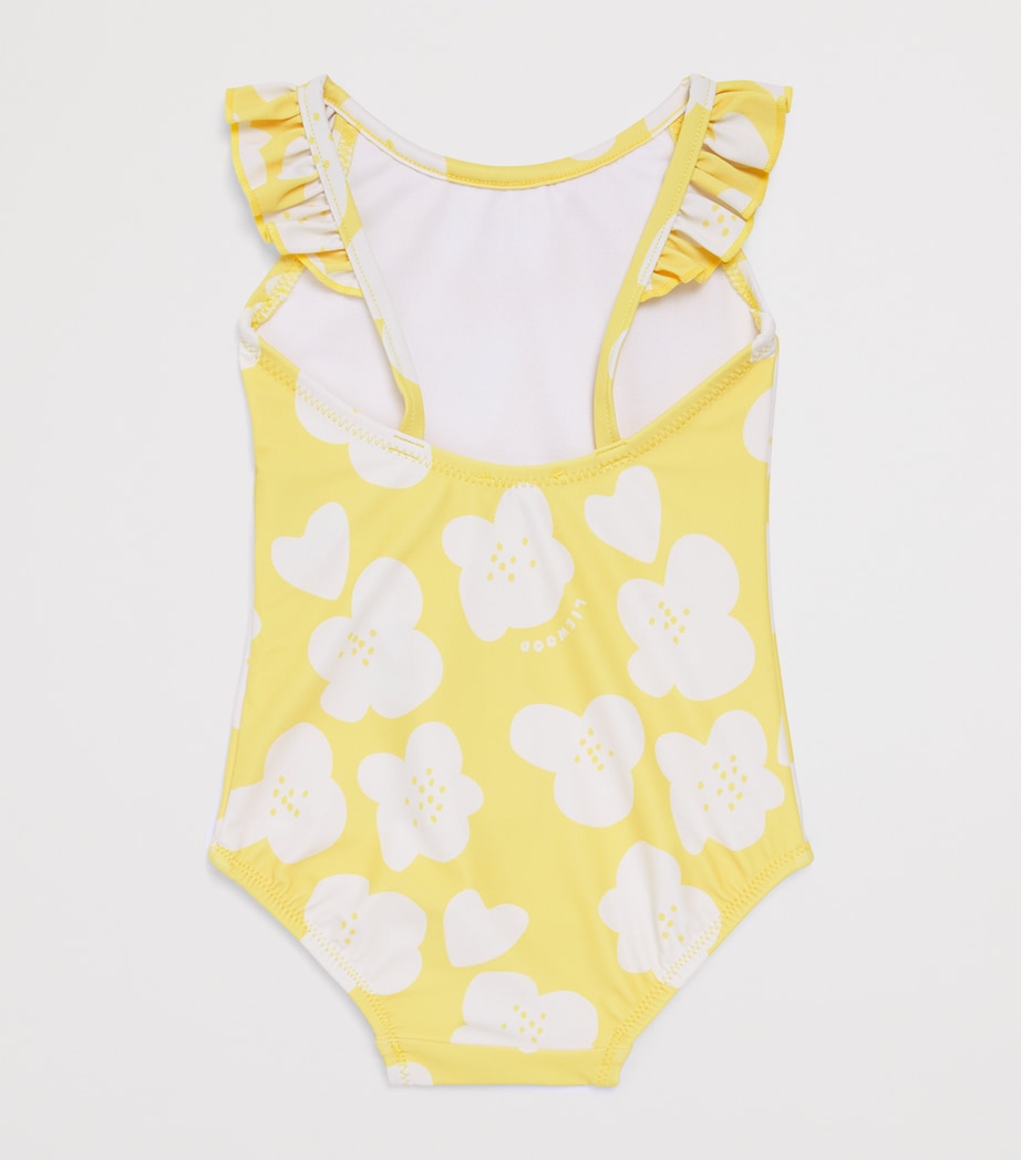 Liewood Floral Kallie Swimsuit (9 Months-5 Years) Flower/lemon Yellow Image 2