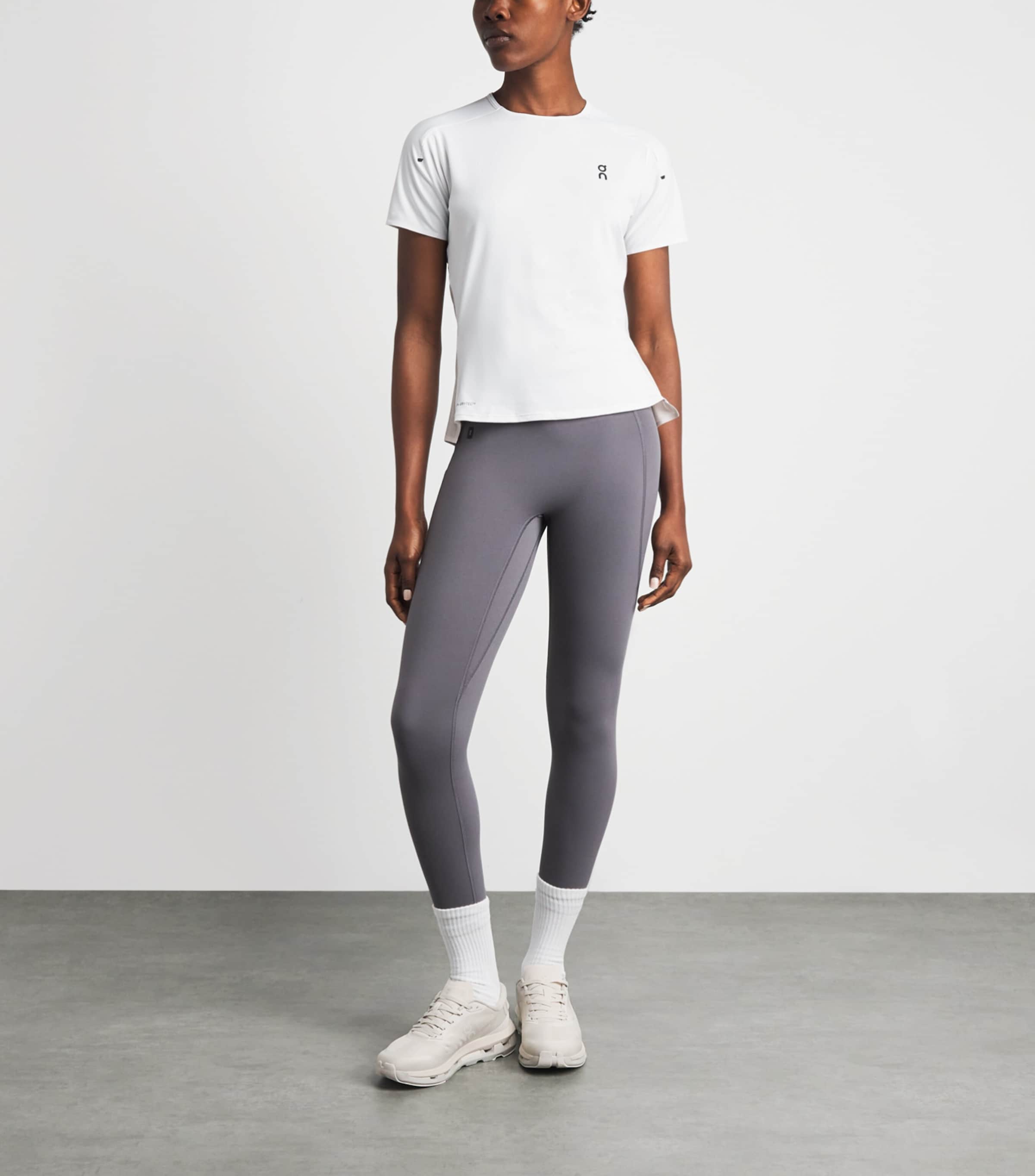 On Womens Cloudzone Trainers Pearl | Truffle Image 2