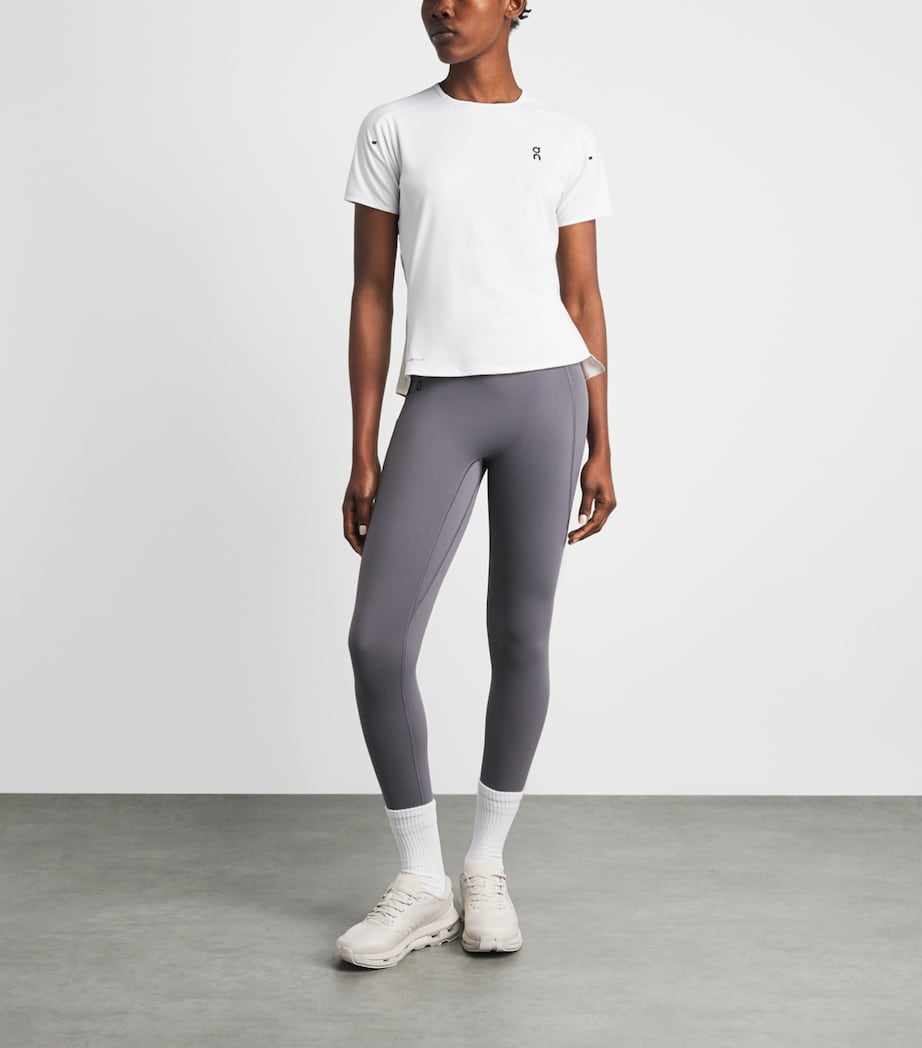 On Womens Cloudzone Trainers Pearl | Truffle Image 2