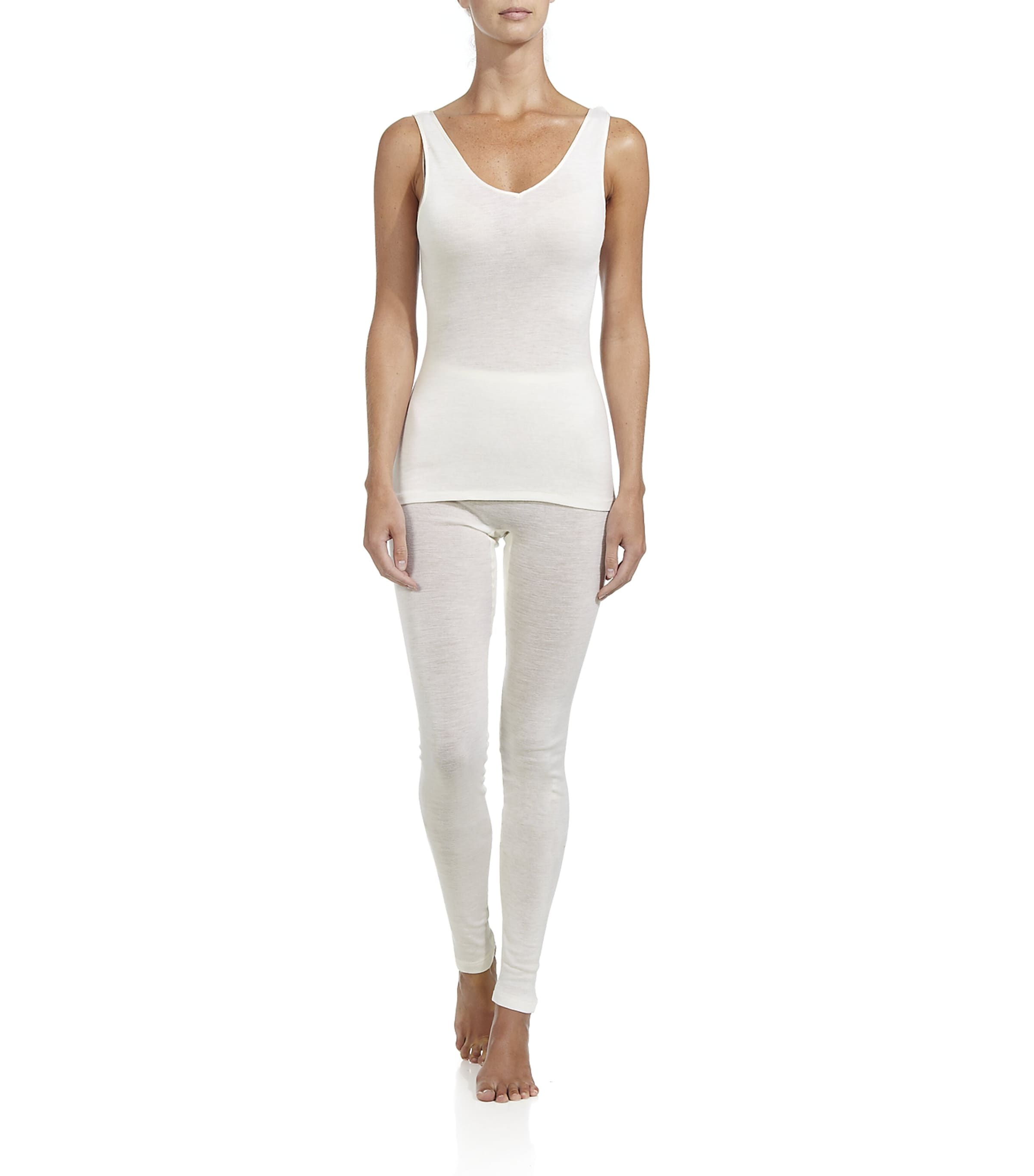 Wool and Silk Tank Top IVORY Image 2