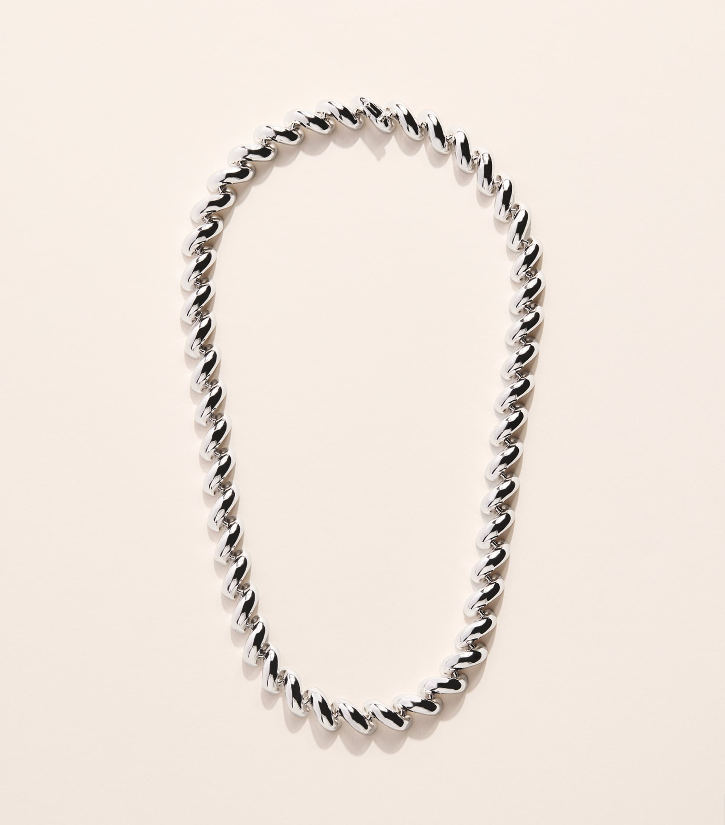 Eddie Borgo Silver-Plated Torsade Chain Necklace Silver Image 1