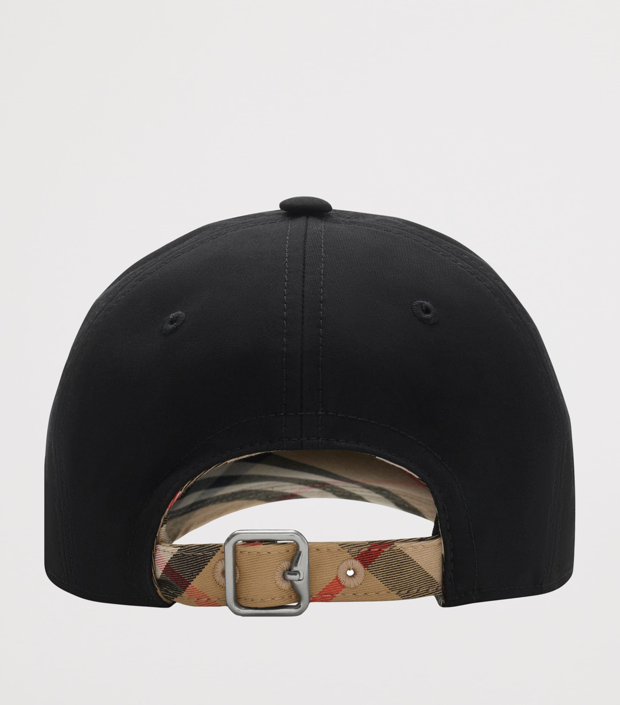 Gabardine Baseball Cap BLACK / SAND Image 5