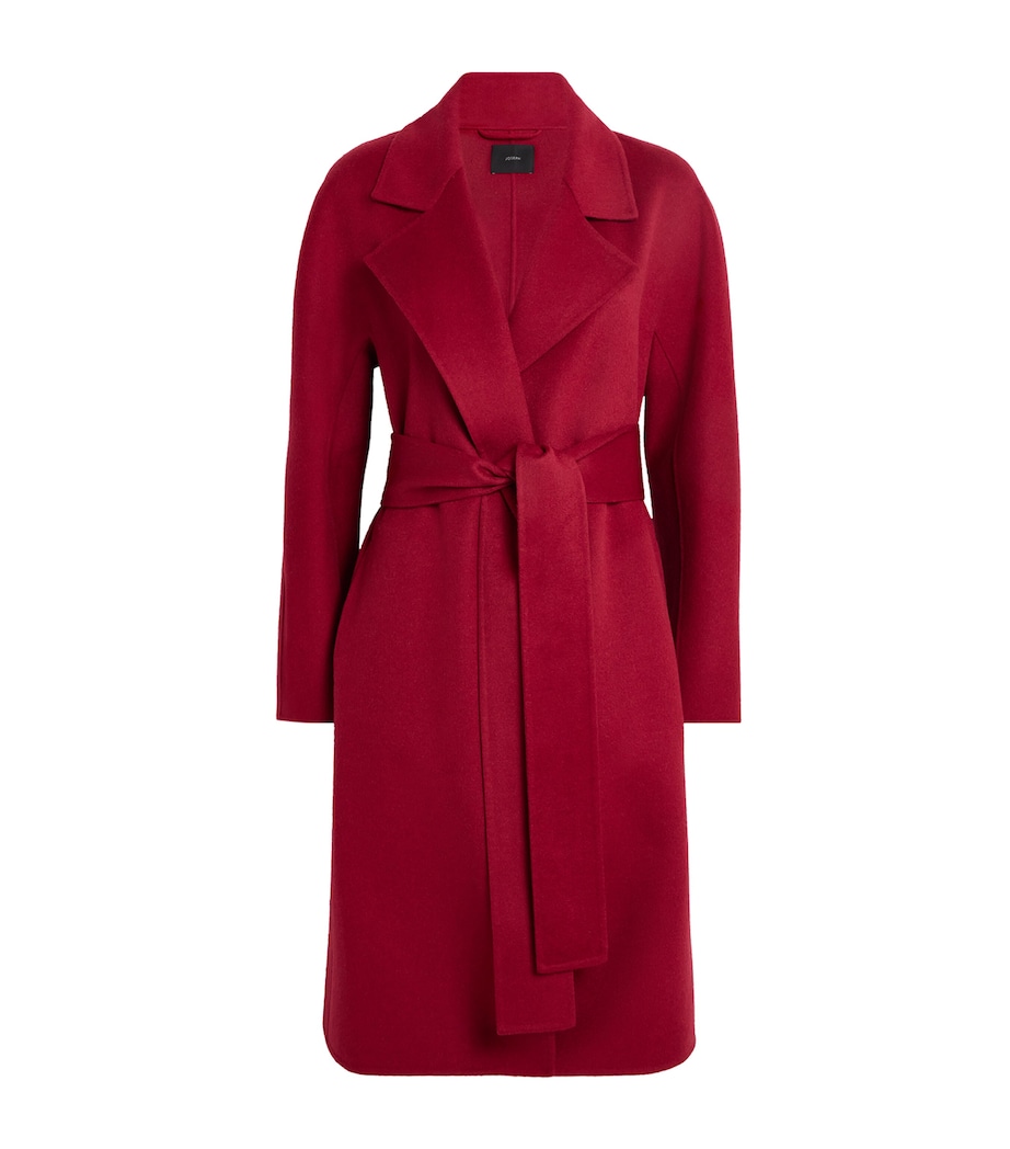 Wool-Cashmere Costa Wrap Coat RUBY Image 1