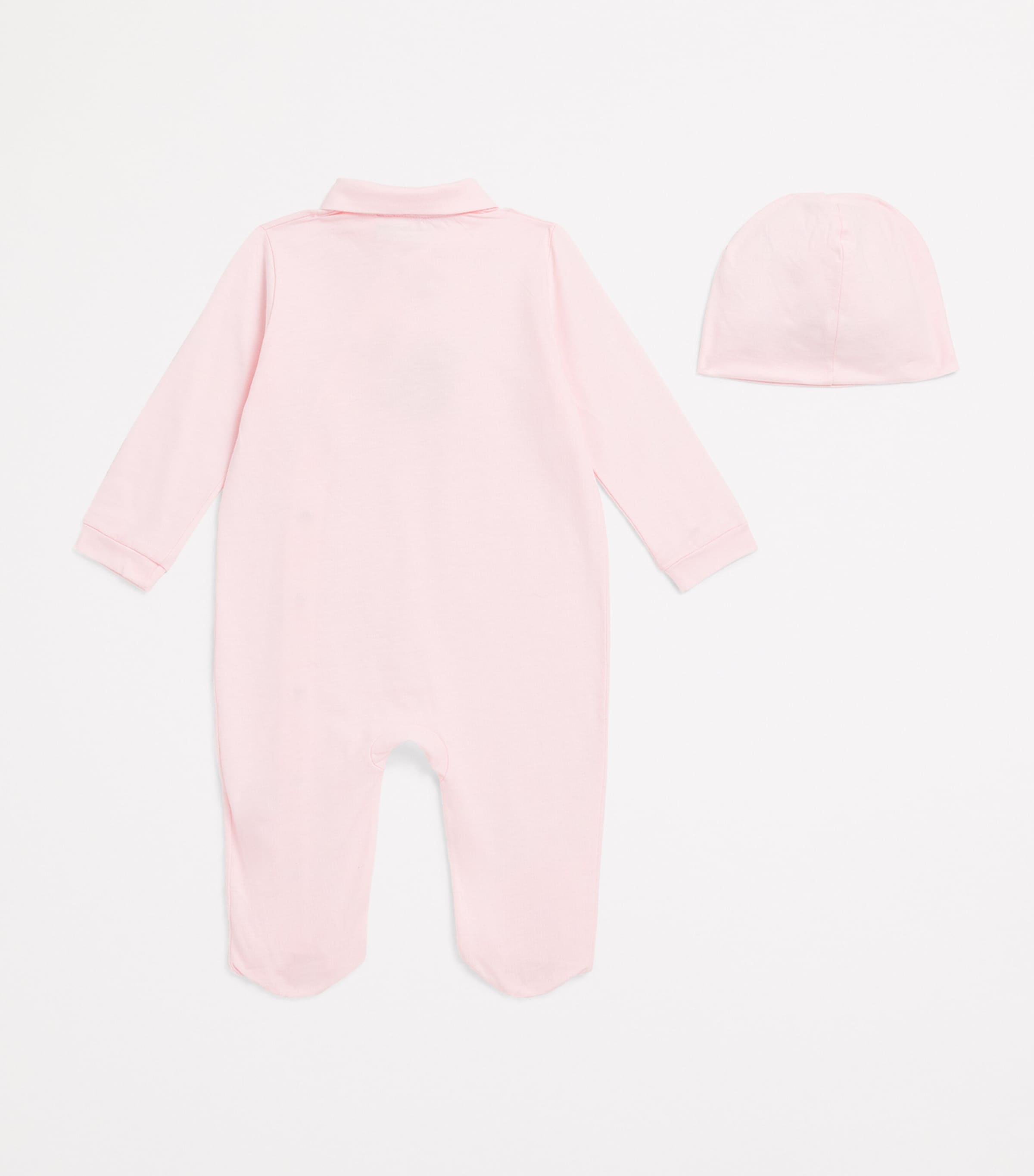 Cotton Bear All-In-One and Hat Gift Set (3-9 Months) YXJ BABY PINK Image 2