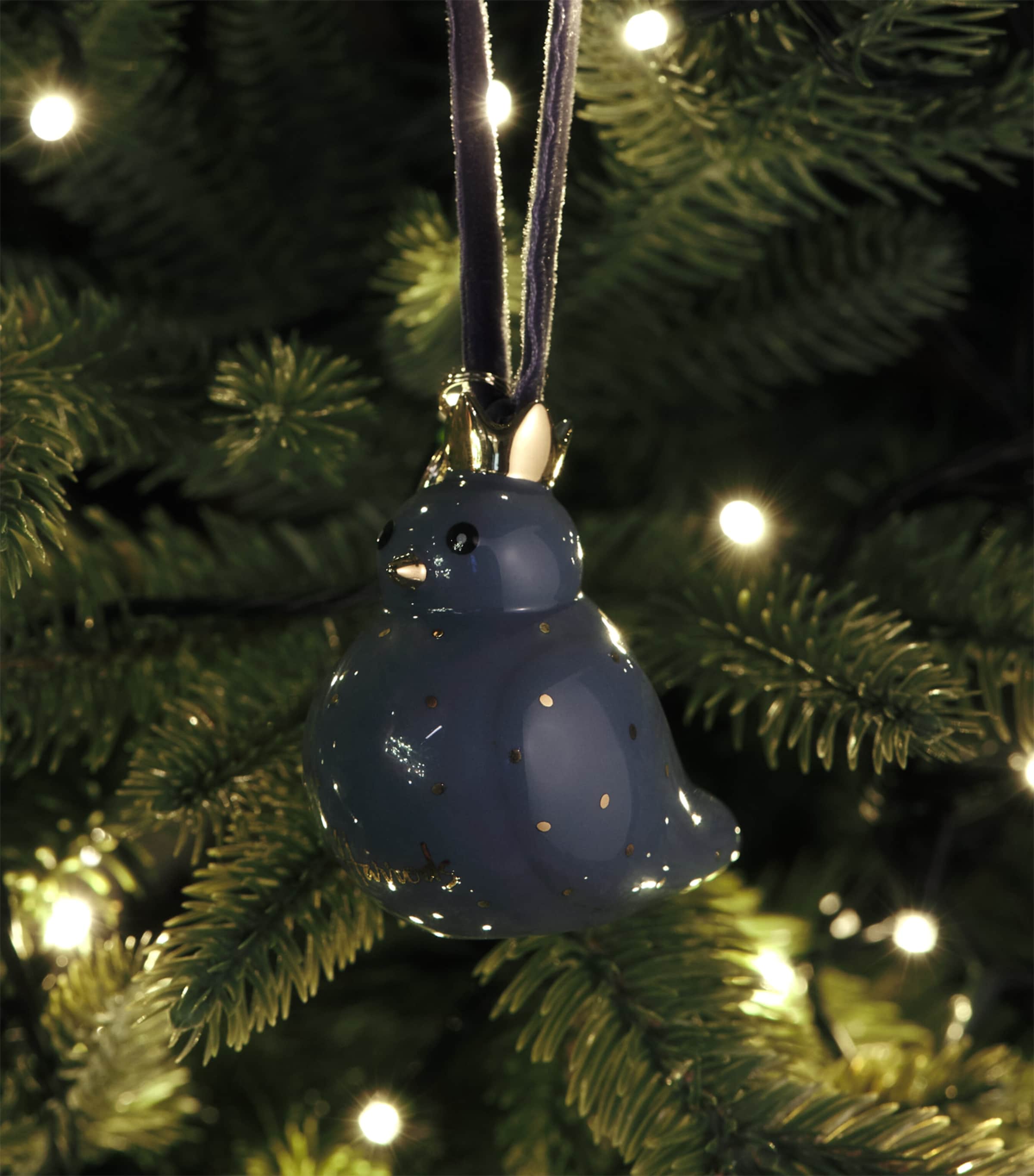 Harrods Fine China Bird Tree Decoration Image 3