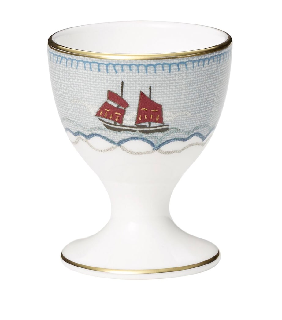Wedgwood x Kit Kemp Sailor’s Farewell Egg Cup Blue Image 1