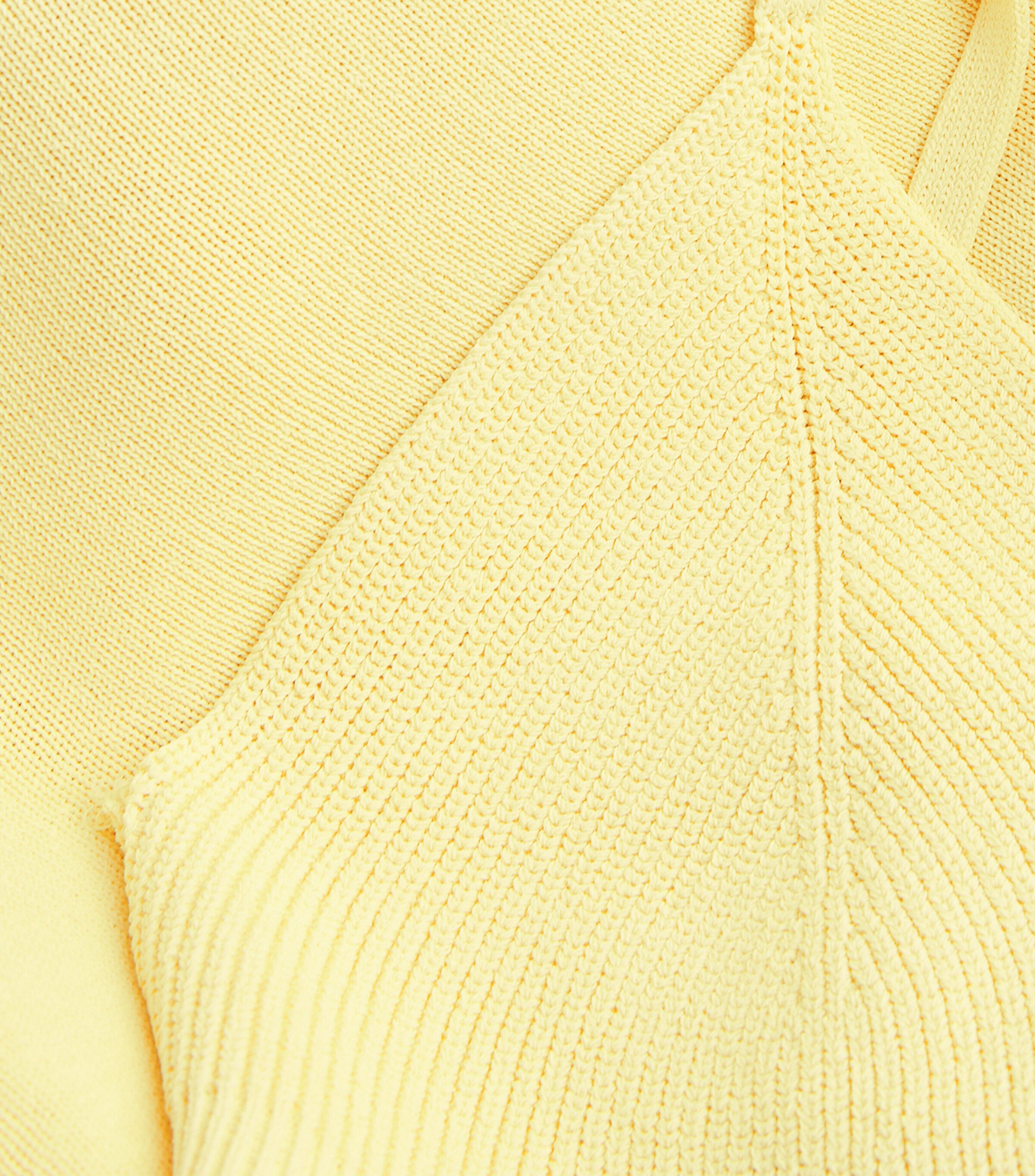 Jacquemus Womens Knitted Off-The-Shoulder Maxi Dress Yellow Image 5