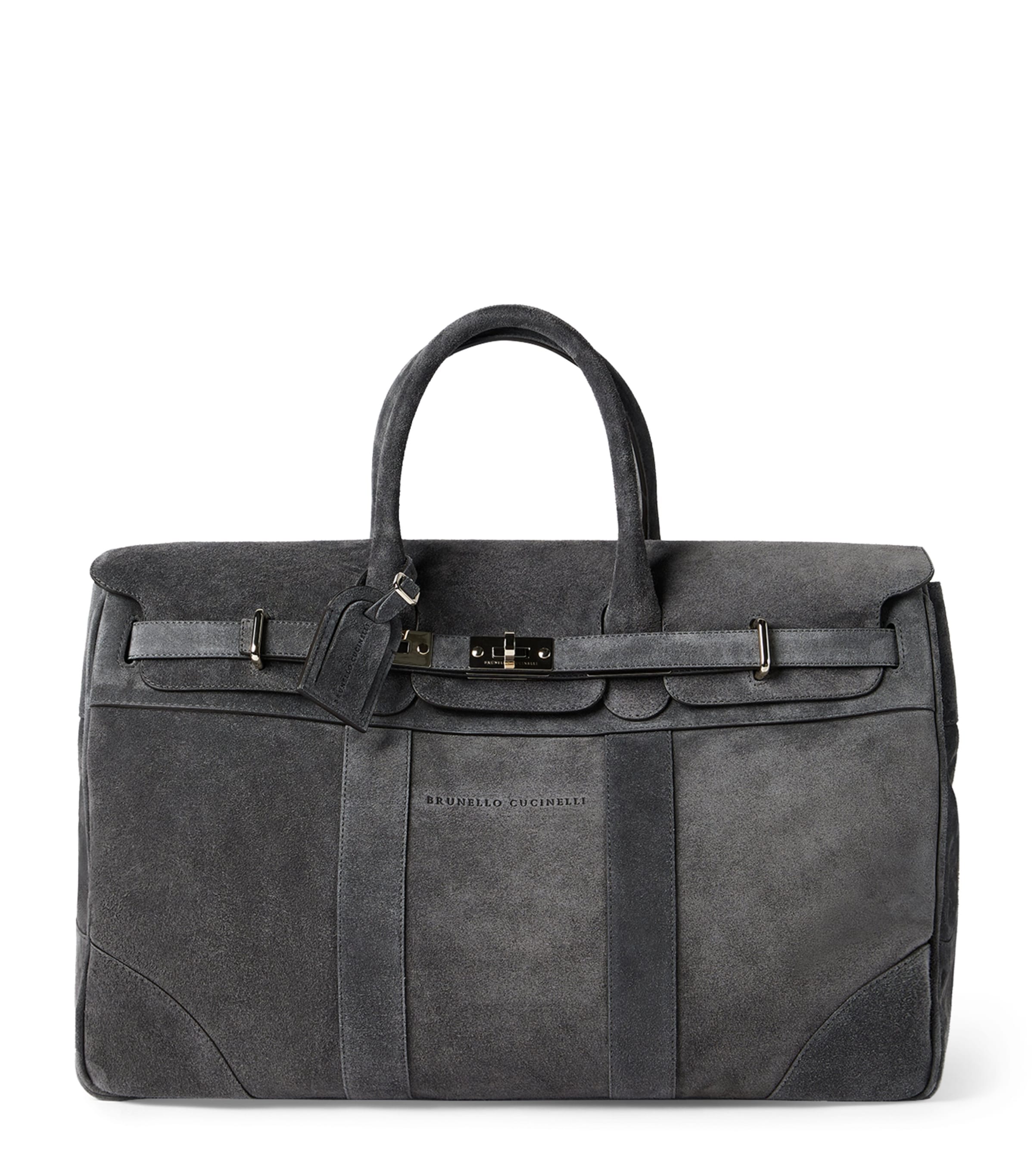 Brunello Cucinelli Suede Country Holdall Image 1