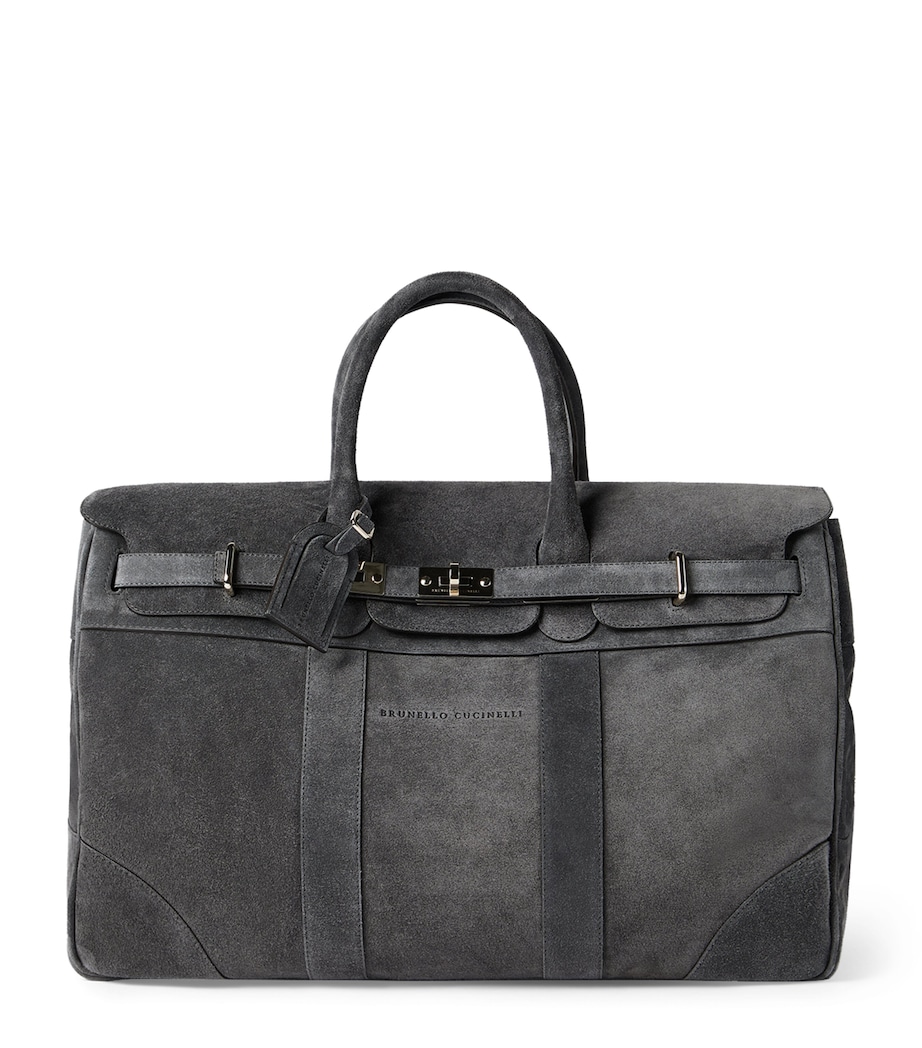 Brunello Cucinelli Suede Country Holdall Image 1