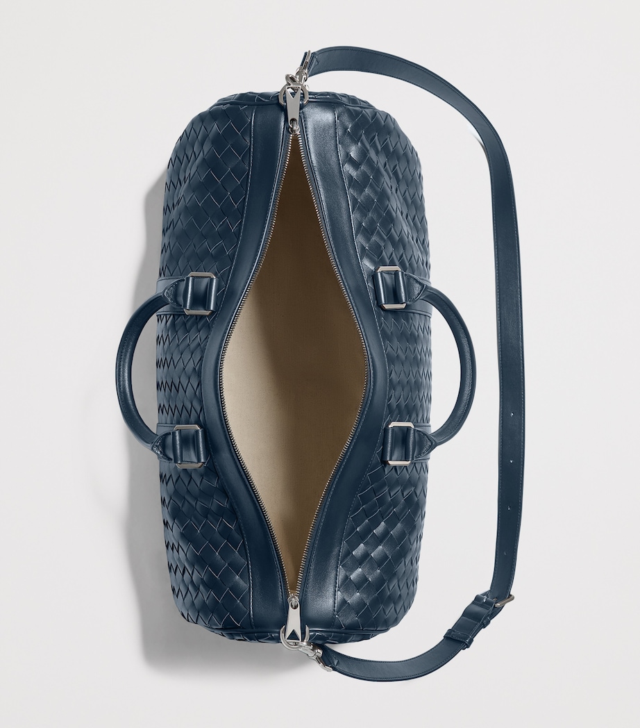Bottega Veneta Leather Intrecciato Duffle Bag Image 3