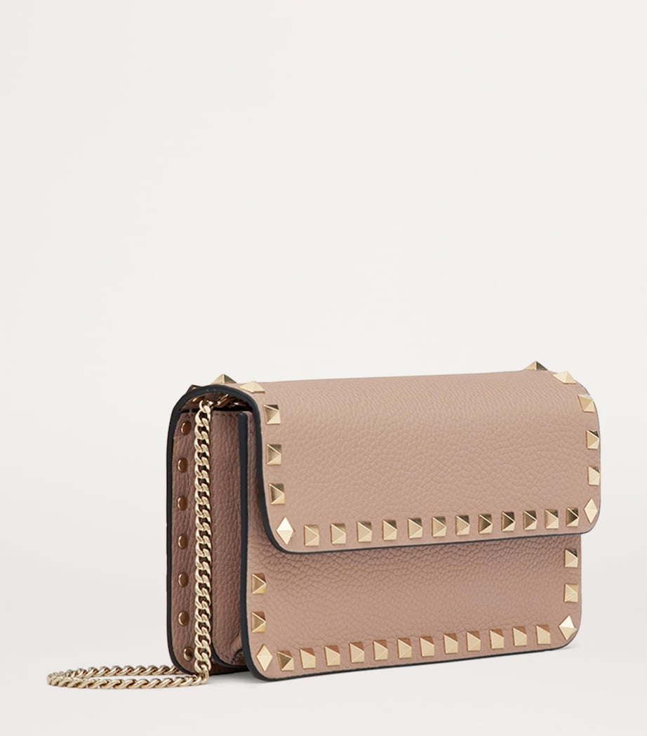 Leather Rockstud Chain Wallet P45 Image 3