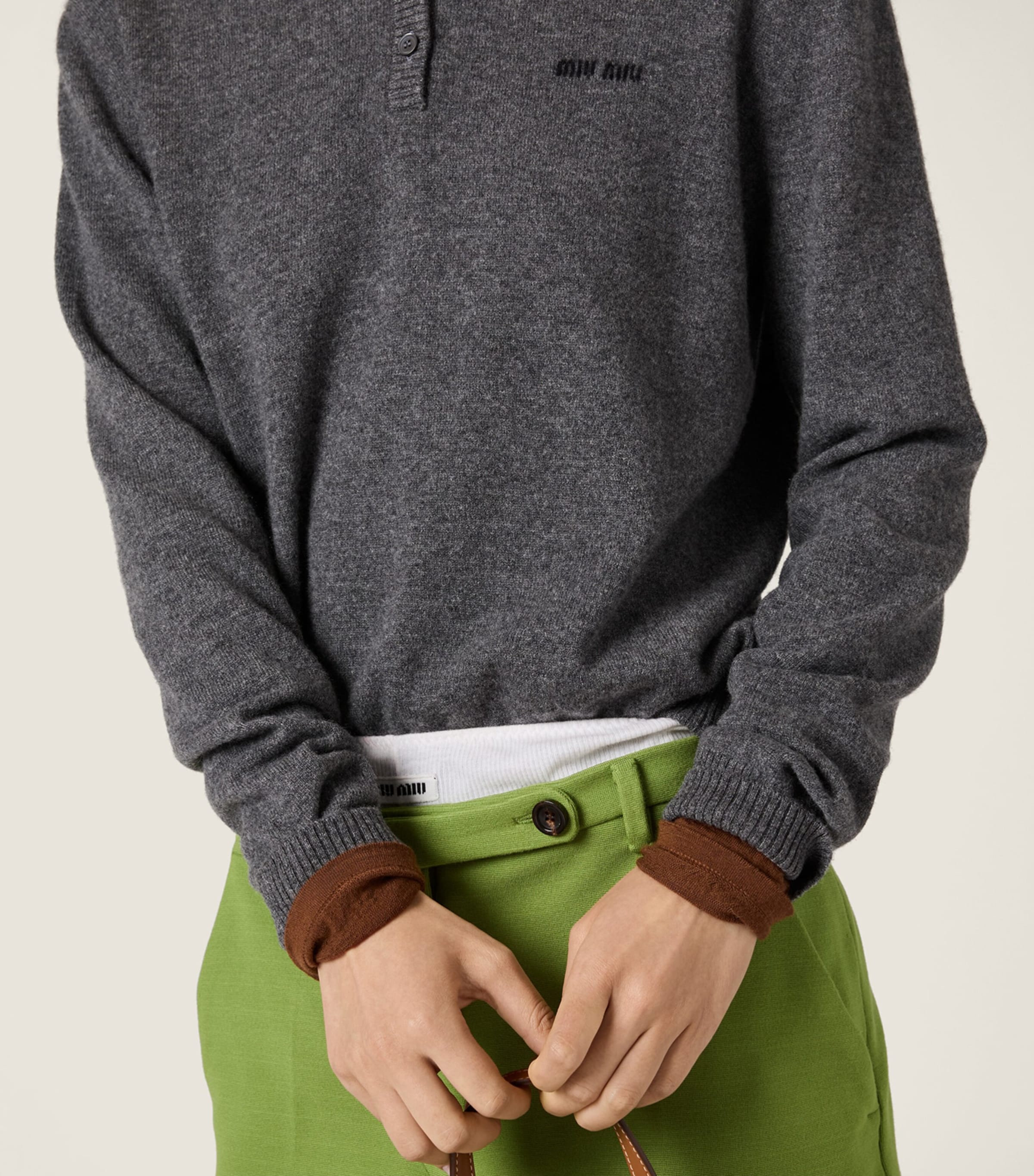 Cashmere Logo Sweater F0480 Image 4