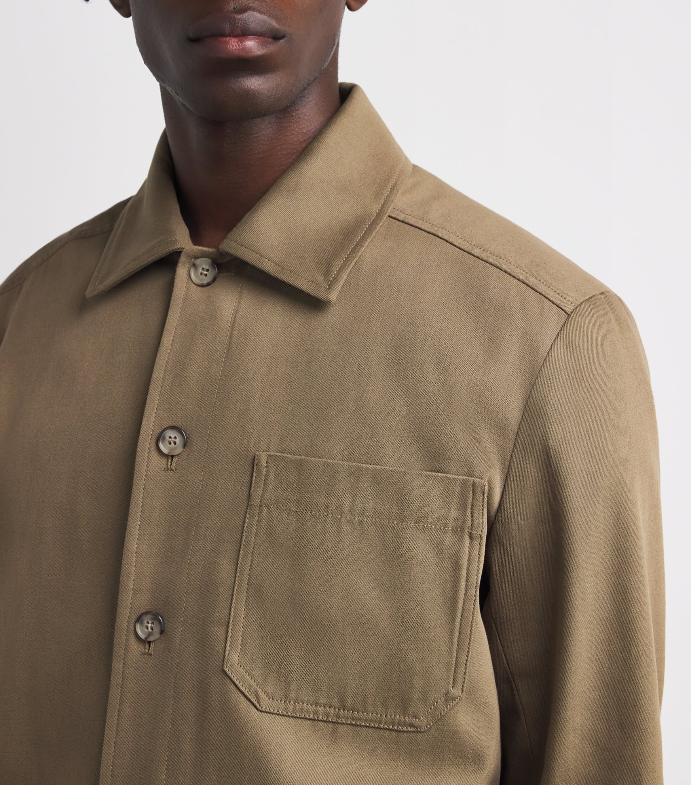 Cotton-Wool Shacket BAG SAND Image 6