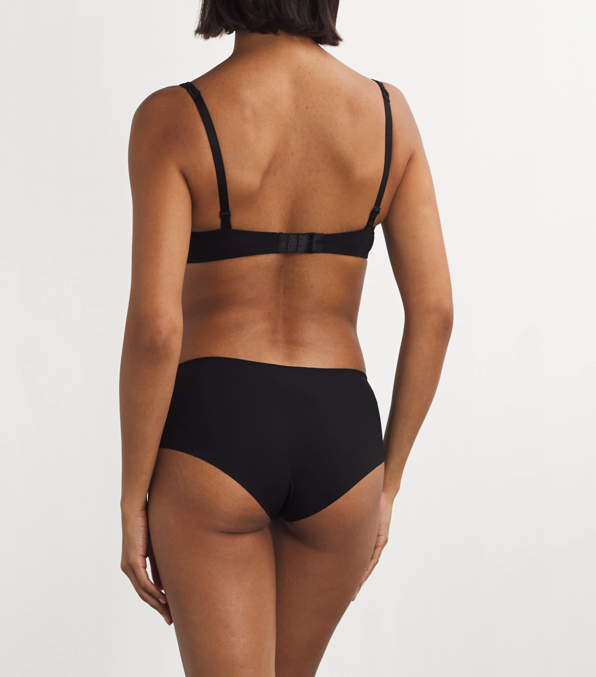 Lace Saga Half-Cup Bra 016 BLACK Image 3