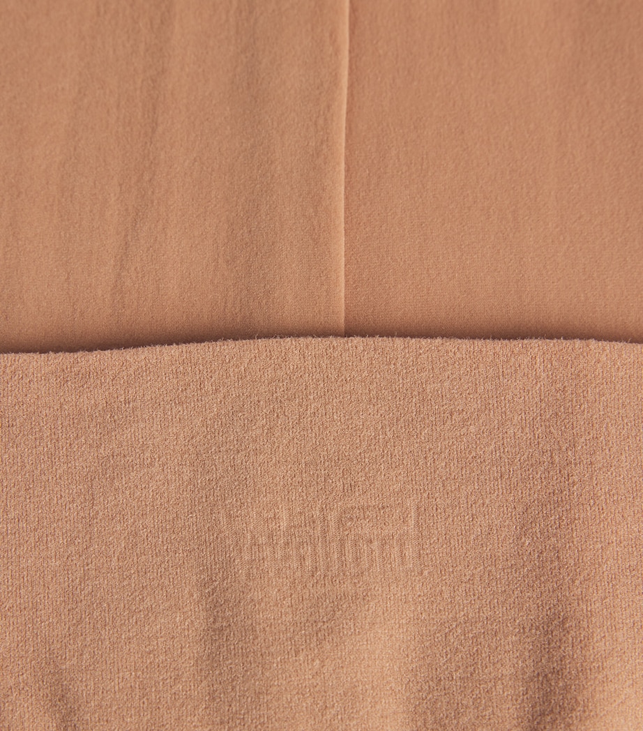 Wolford Womens Pure 10 Tights Gobi Image 2
