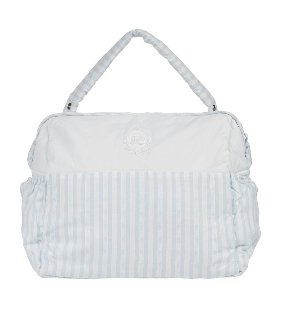 Striped Changing Bag 41 BLEU BLUE Image 1