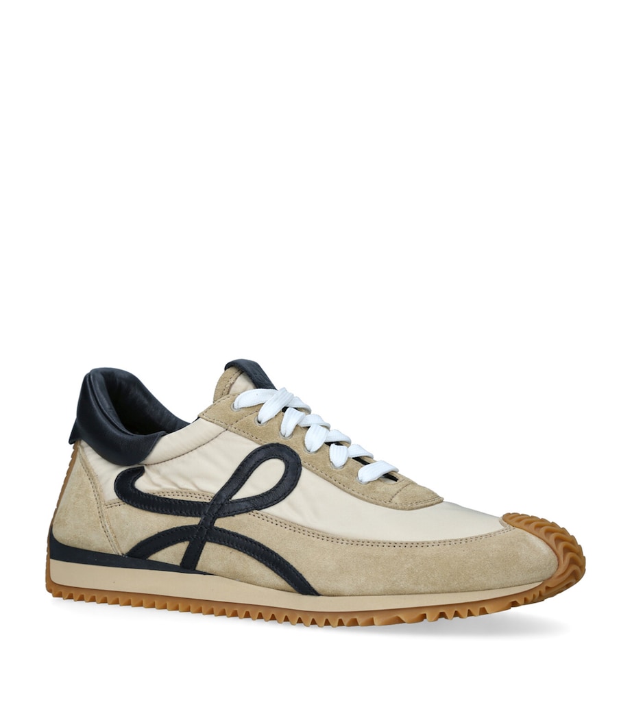 LOEWE Mens Flow Runner Sneakers Beige Comb Image 1