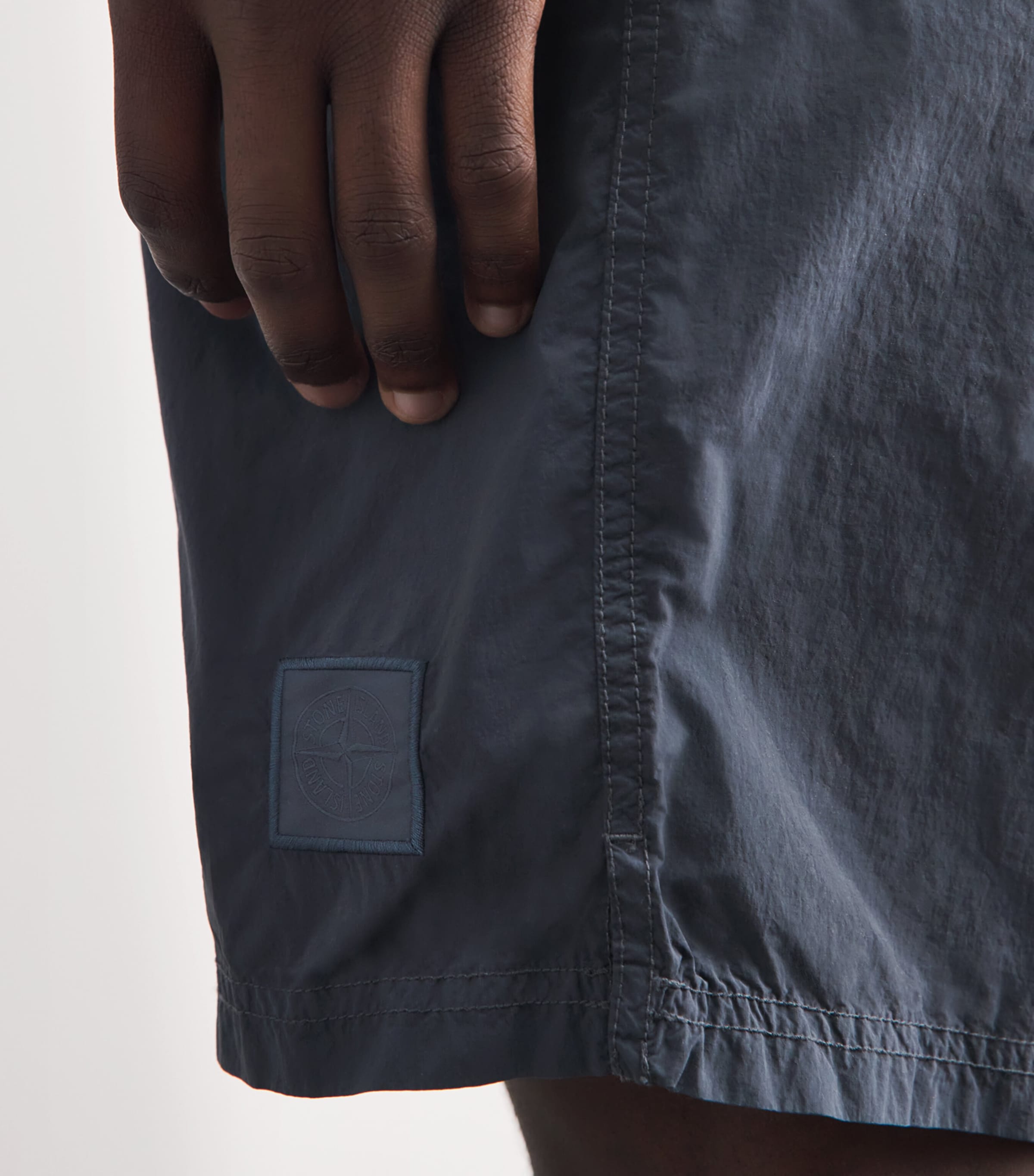 Stone Island Mens Recycled Ghost Logo Shorts Image 3