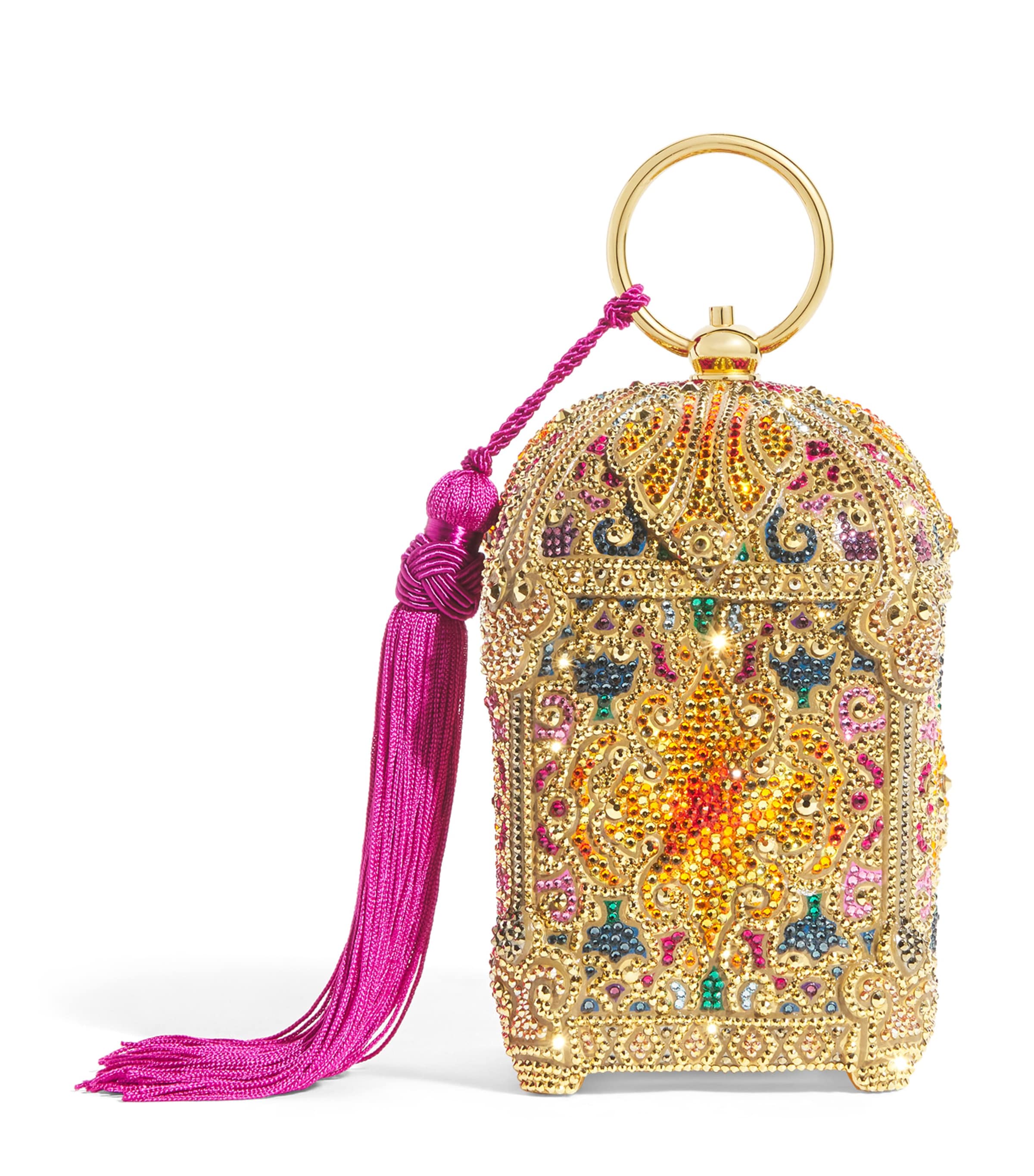 Judith Leiber Crystal Divine Lantern Clutch Bag | Harrods US