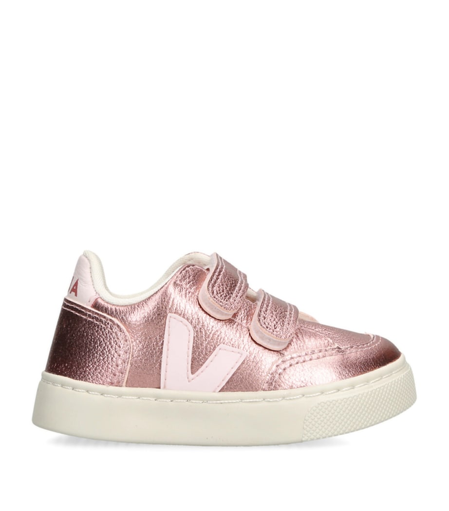 Metallic Leather V-12 Sneakers PINK COMB Image 1