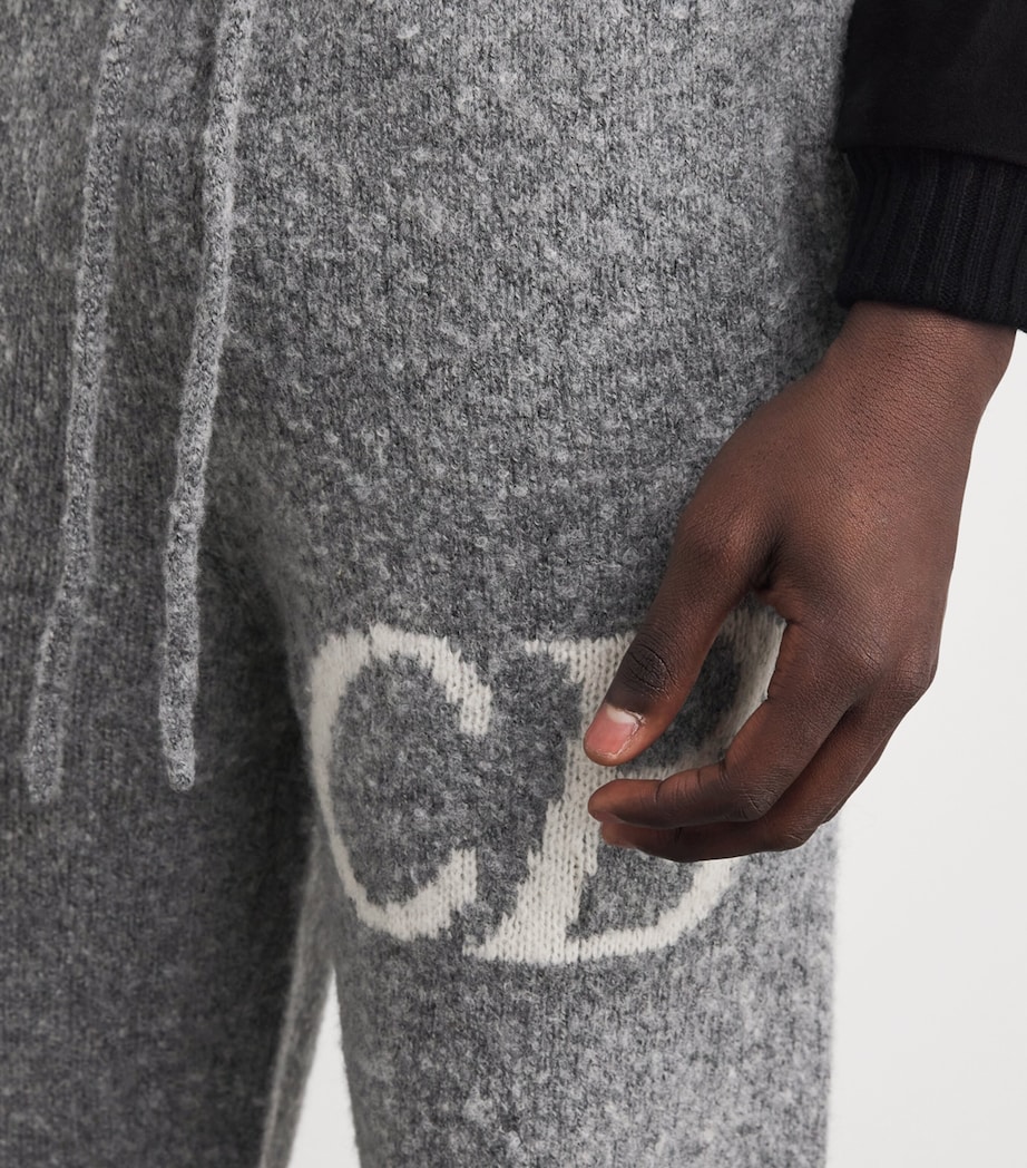 Wool-Blend Logo Sweatpants GREY MARL 210 Image 6