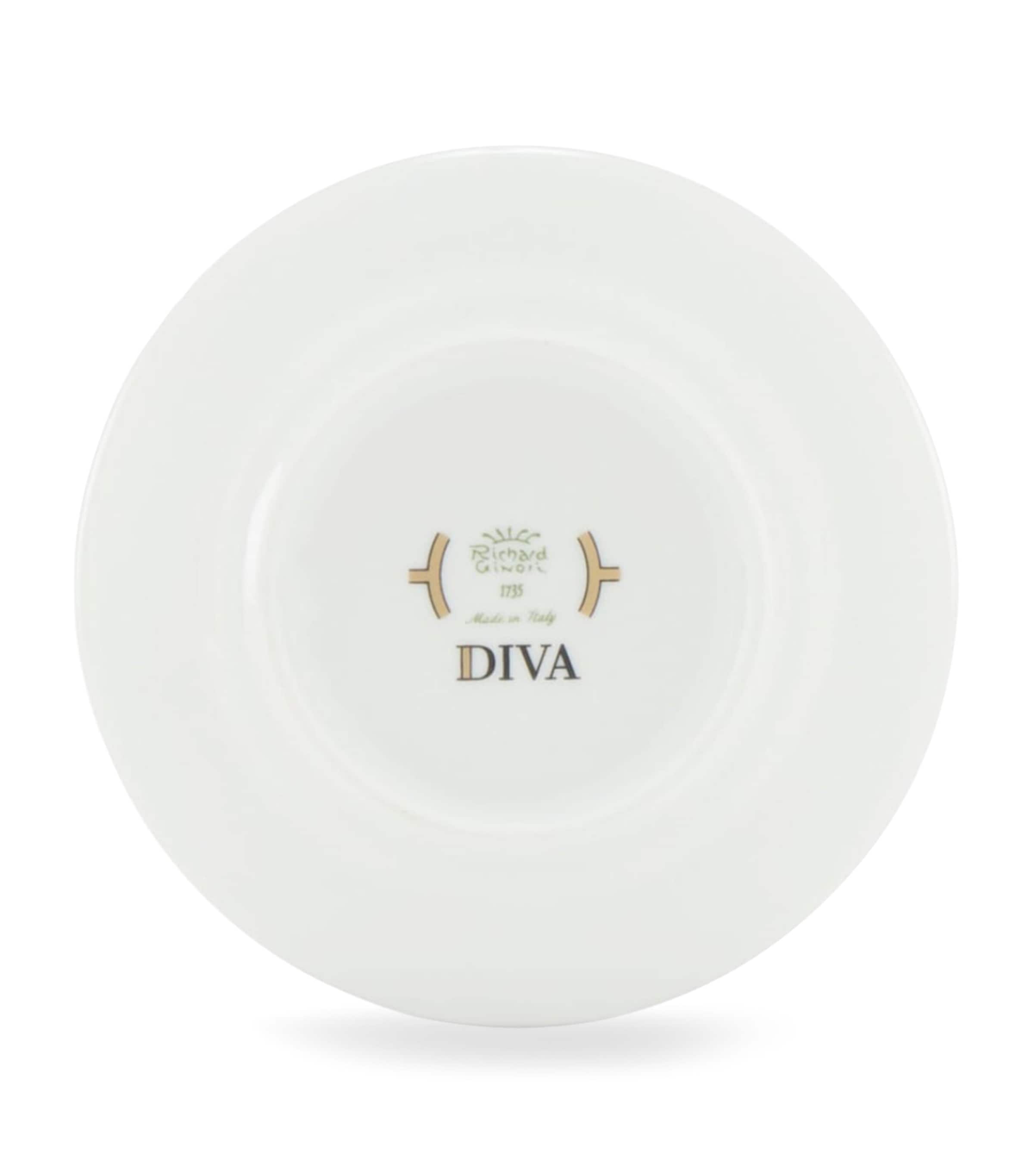 Porcelain Colonna Diva Giallo Coffee Saucer (12.5cm) G00134901 Image 3