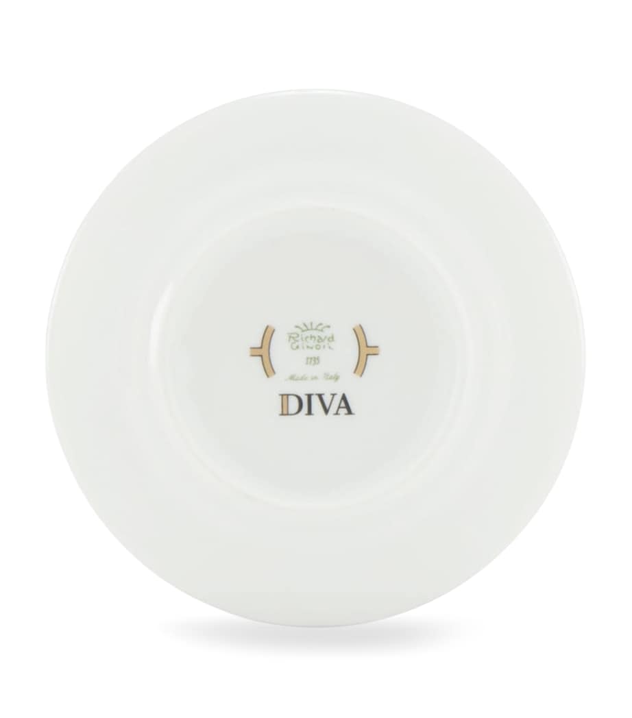 Porcelain Colonna Diva Giallo Coffee Saucer (12.5cm) G00134901 Image 3