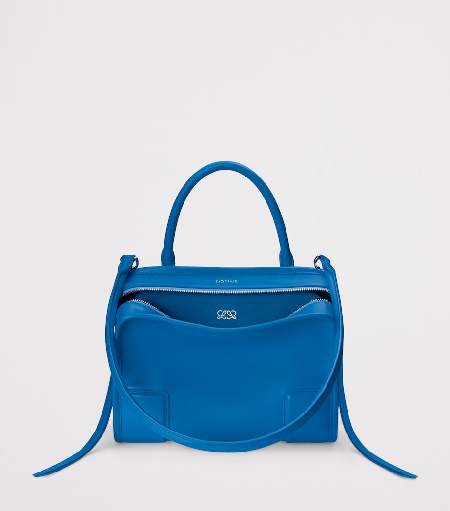 LOEWE Small Leather Amazona 180 Top-Handle Bag Royal Azur Image 3