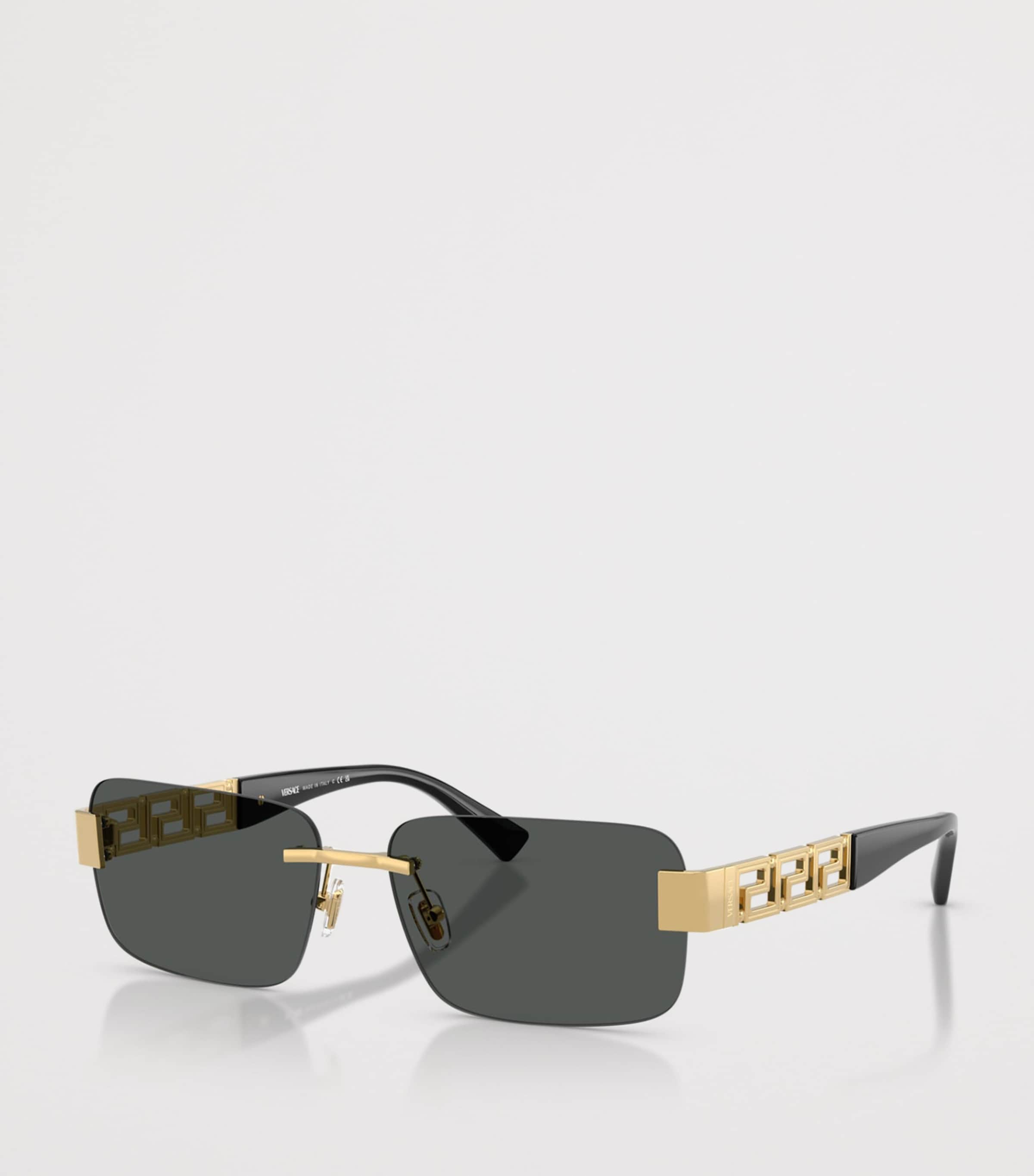 Metal Rectangular Sunglasses 100287 Image 2