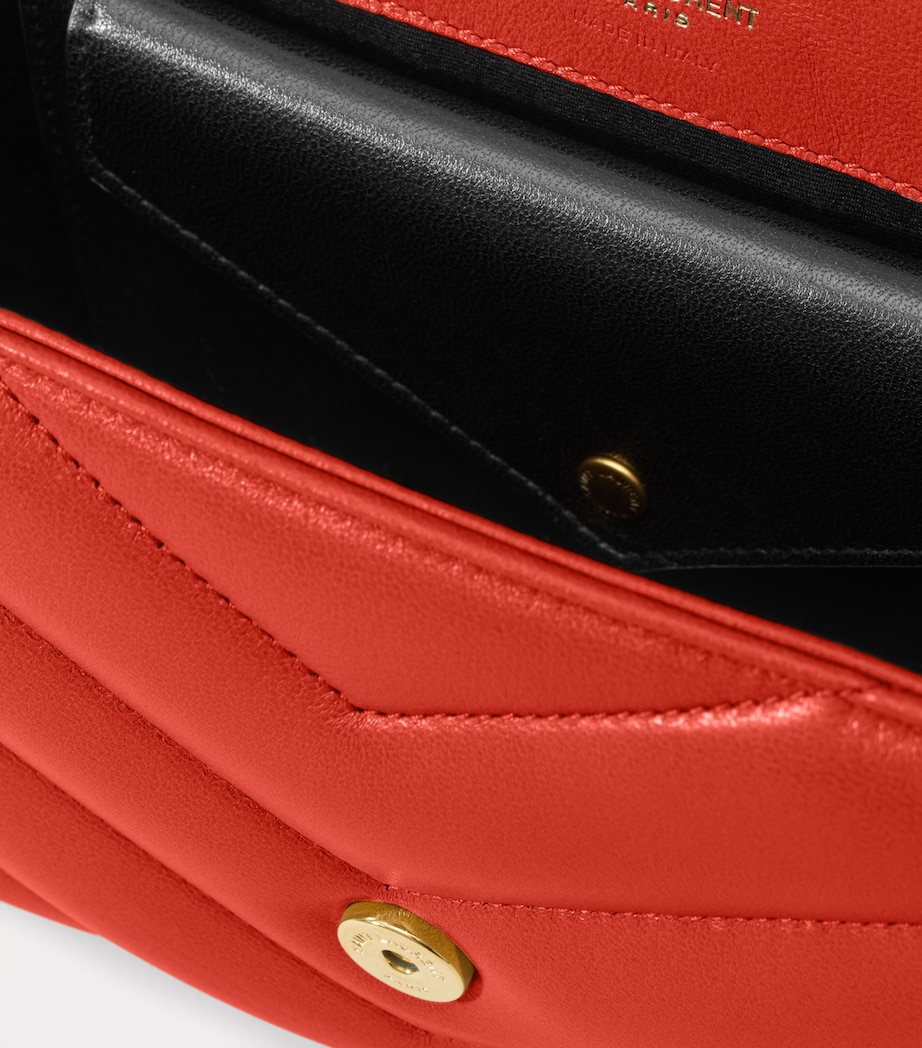 Small Leather Loulou Shoulder Bag 7427 Image 10