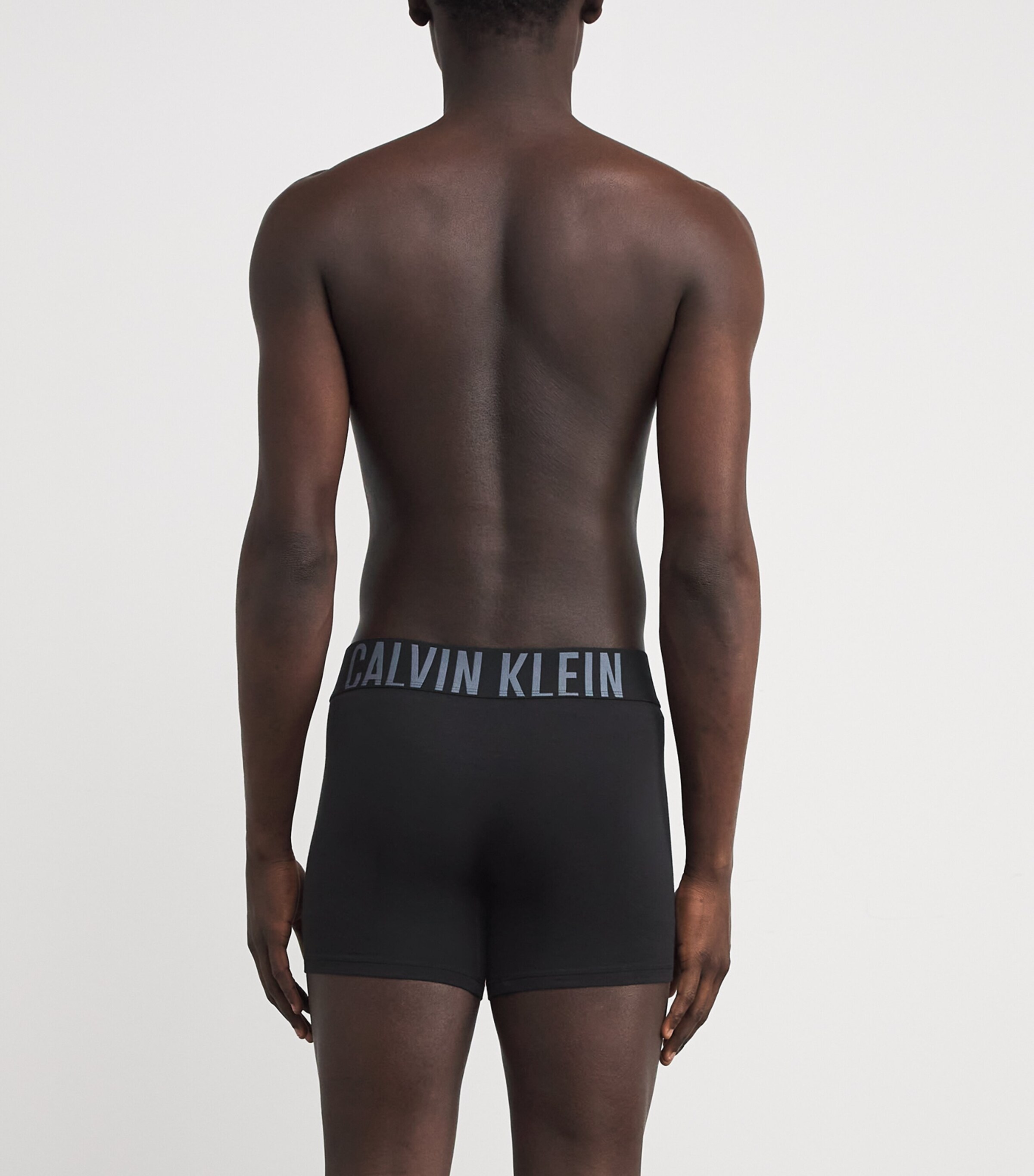 Calvin Klein Mens Cotton Intense Power Boxer Briefs (Pack of 3) Black Bodies W/ Turb Image 3