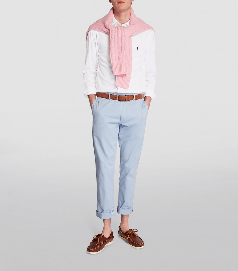 Polo Ralph Lauren Mens Cotton Jersey Shirt White Image 2