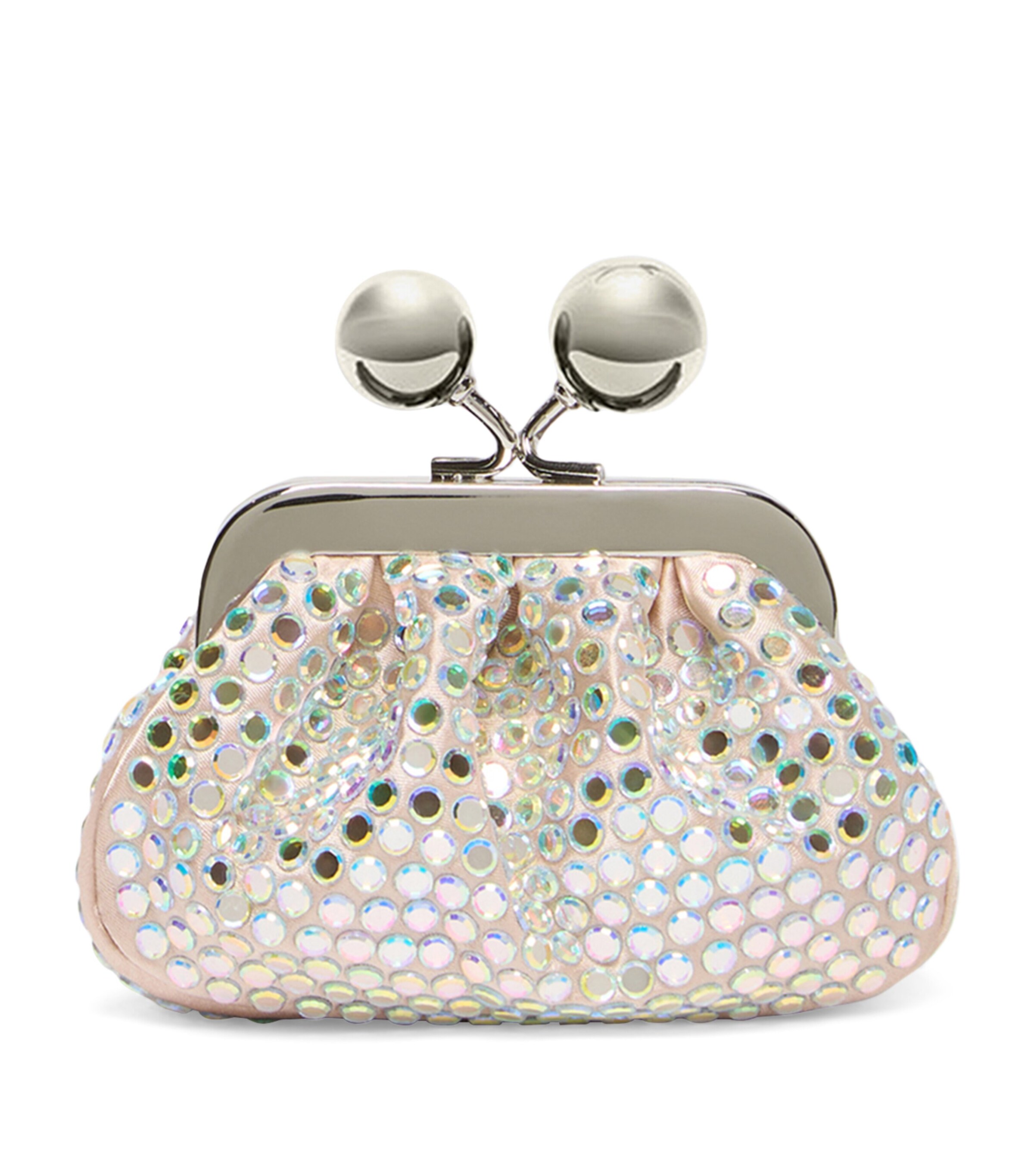 Weekend Max Mara Mini Embellished Pasticcino Clutch Bag Antique Rose Image 1