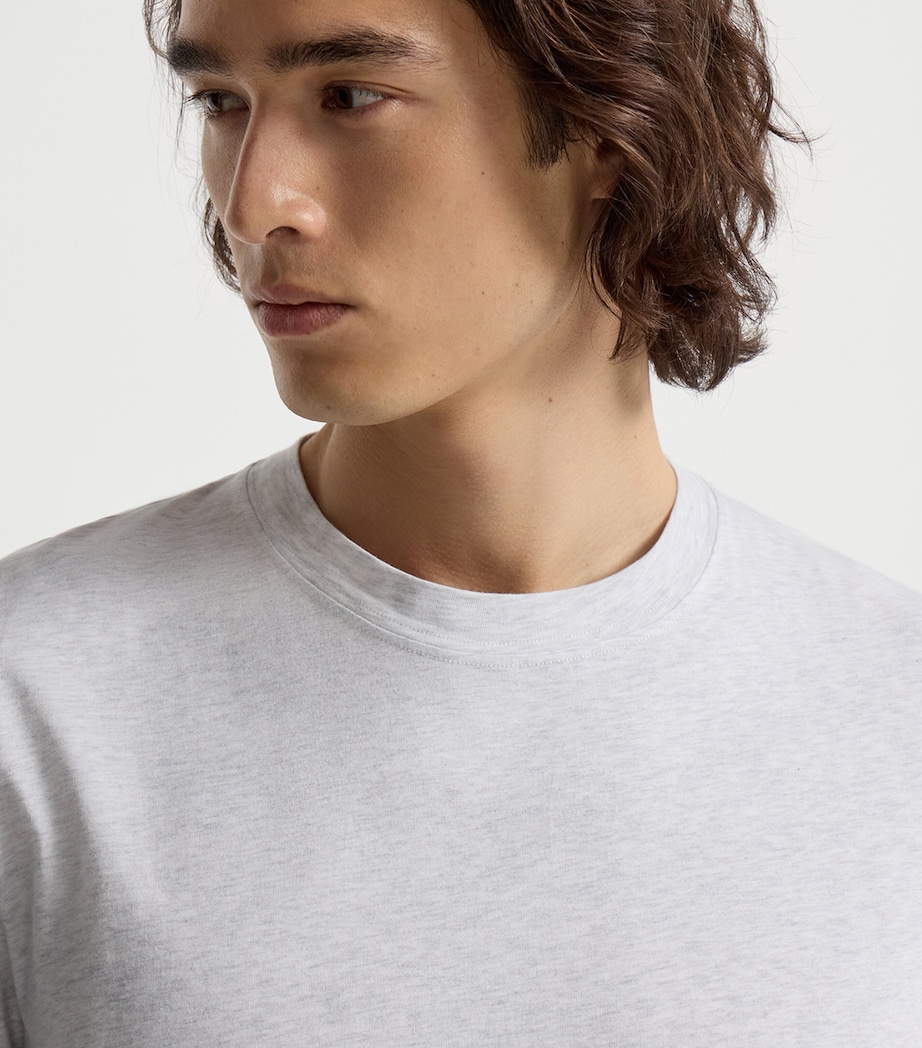 Brunello Cucinelli Mens Cotton Crew-Neck T-Shirt Image 6