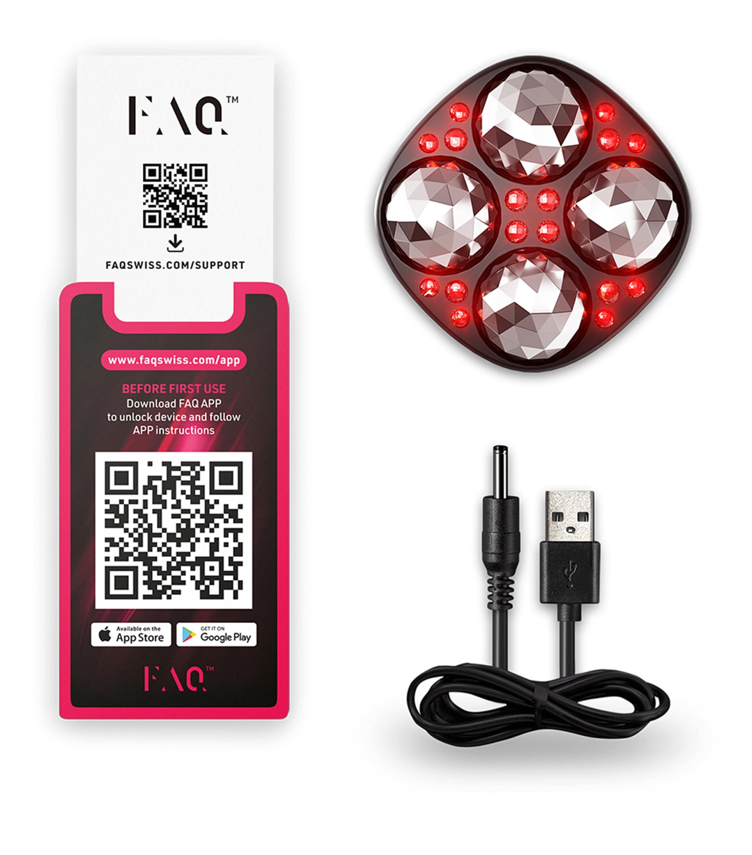 411 Microcurrent Red LED Body Toning Device NO COLOUR Image 5