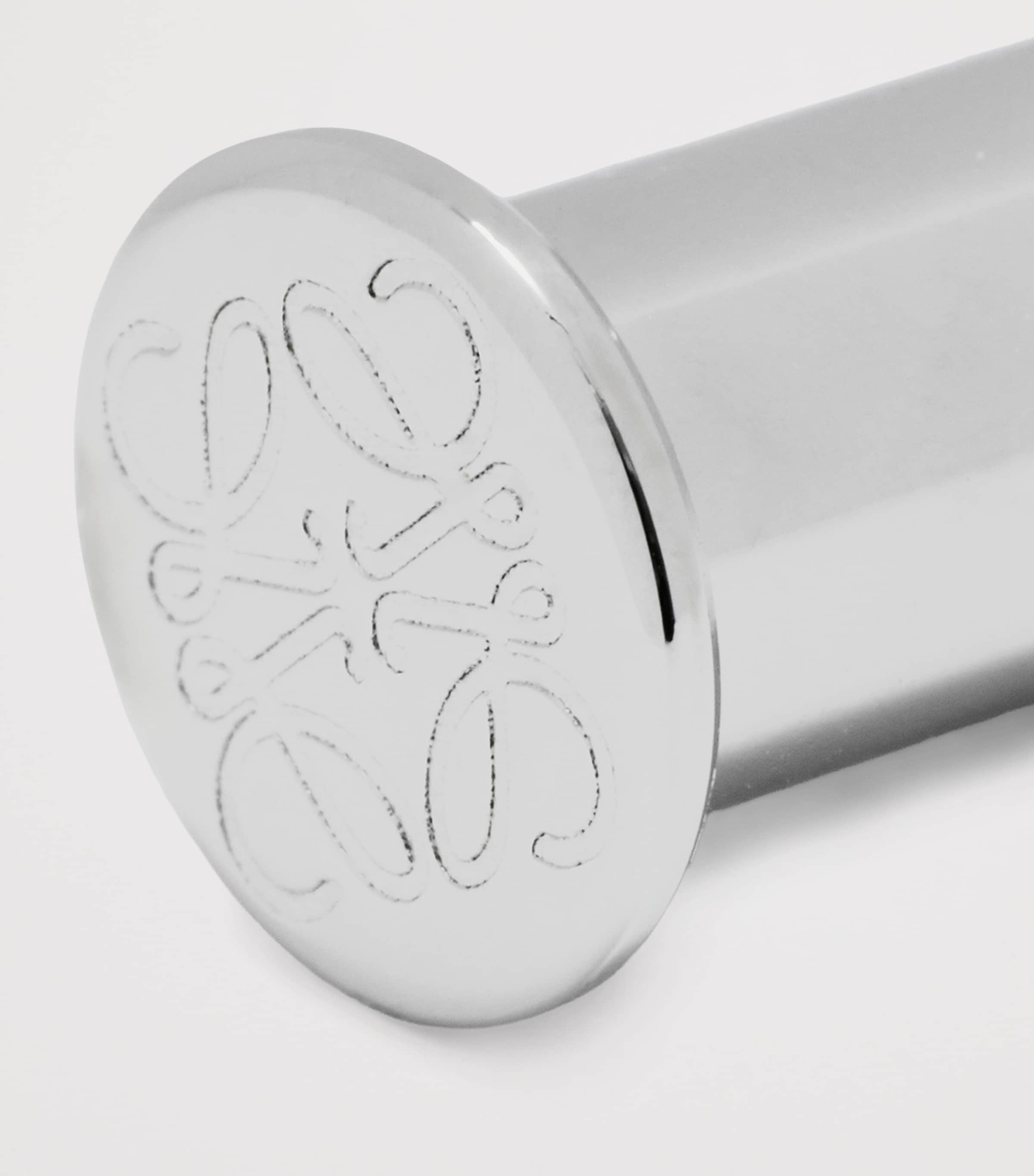 Brass Personalisation Bar Bag Charm SILVER Image 3