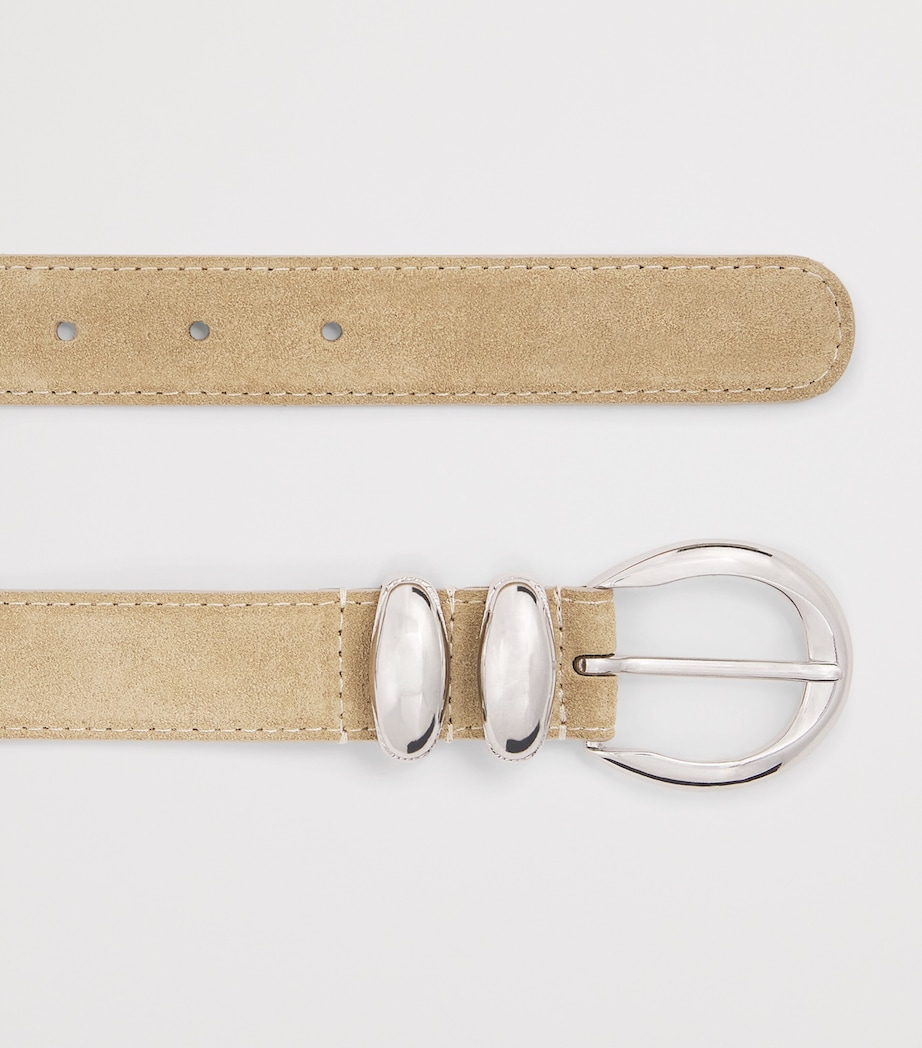 Suede Belt BEIGE Image 4